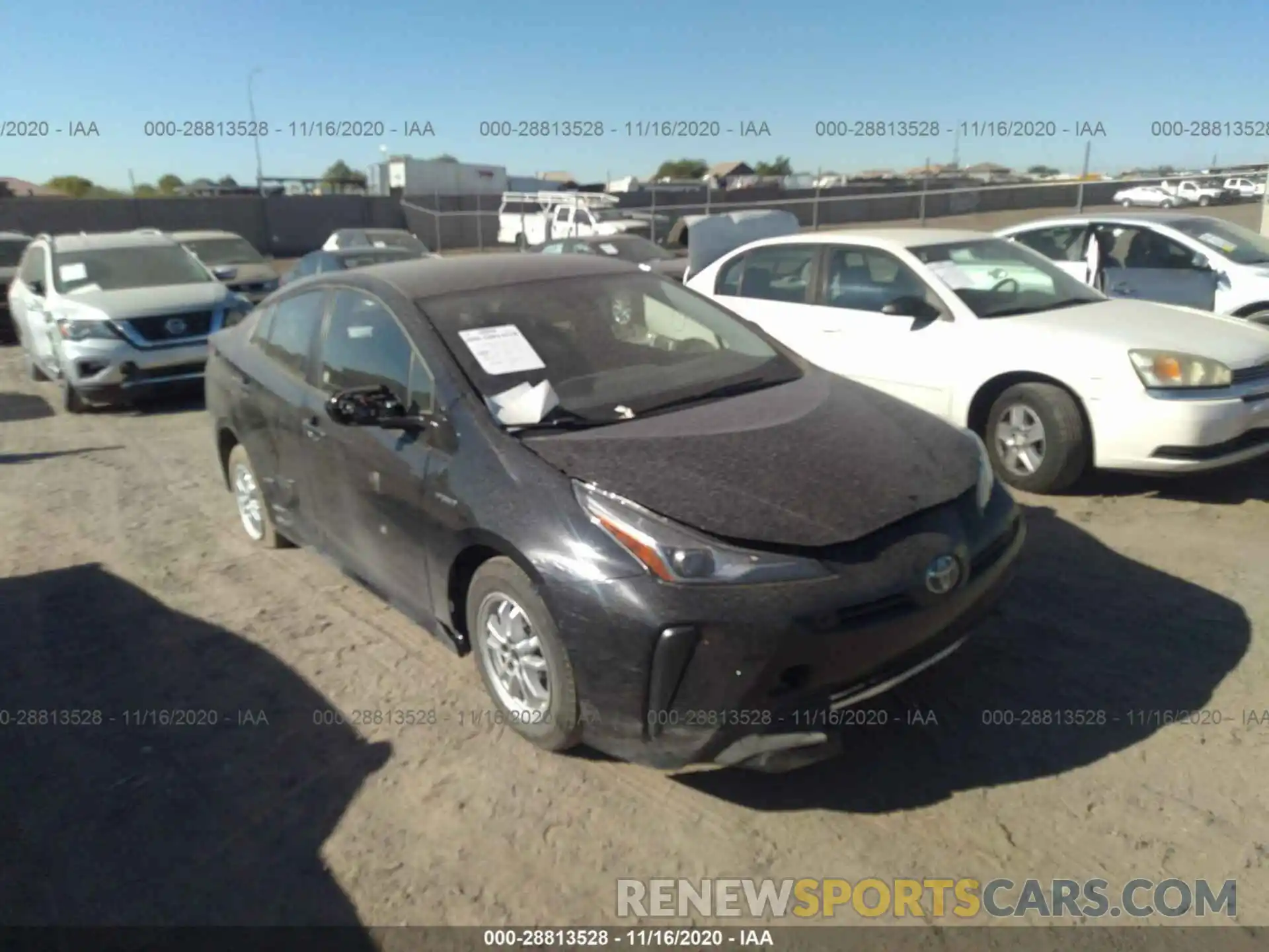 6 Photograph of a damaged car JTDKARFU3L3108832 TOYOTA PRIUS 2020