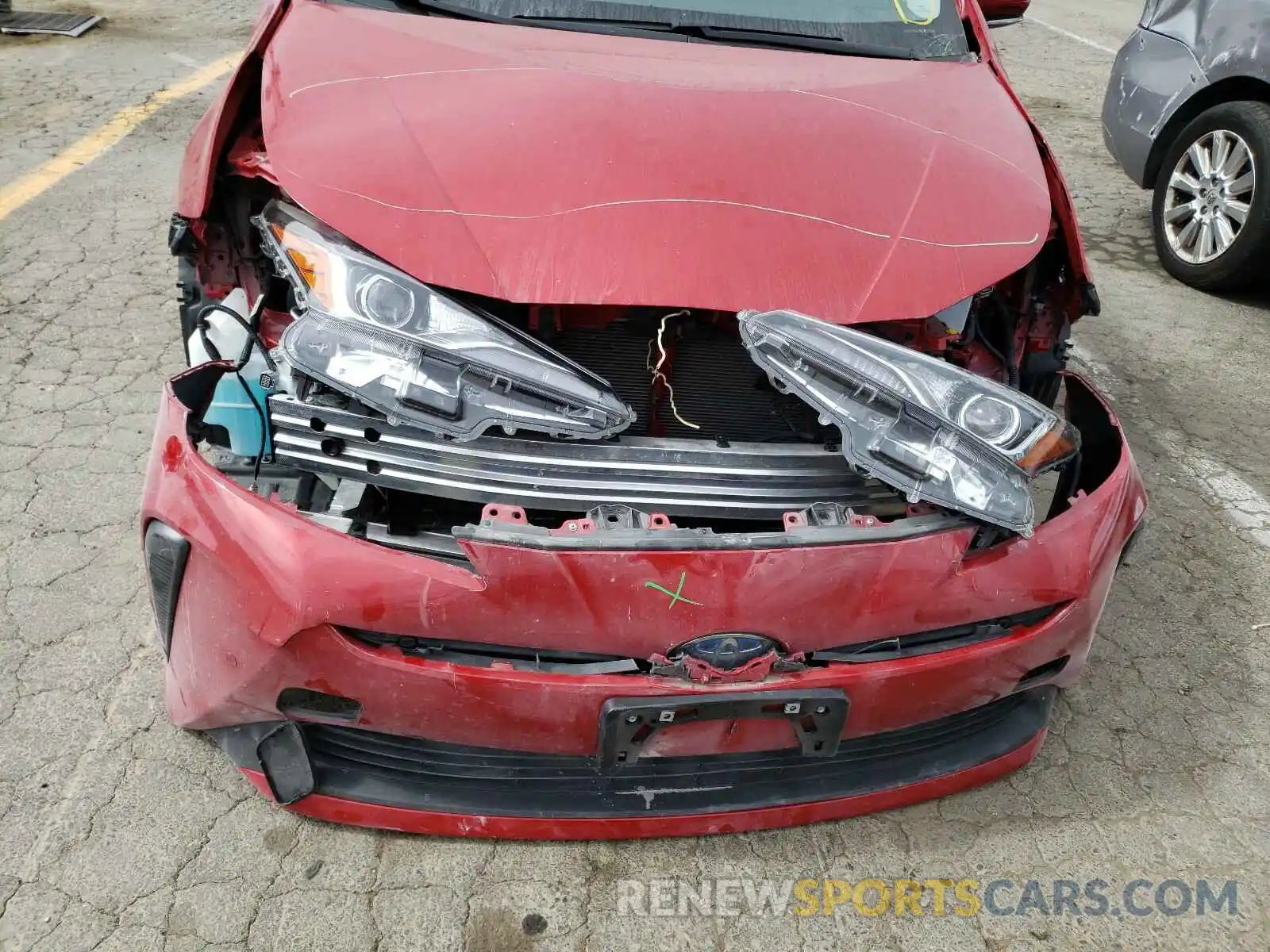 9 Photograph of a damaged car JTDKARFU3L3109253 TOYOTA PRIUS 2020