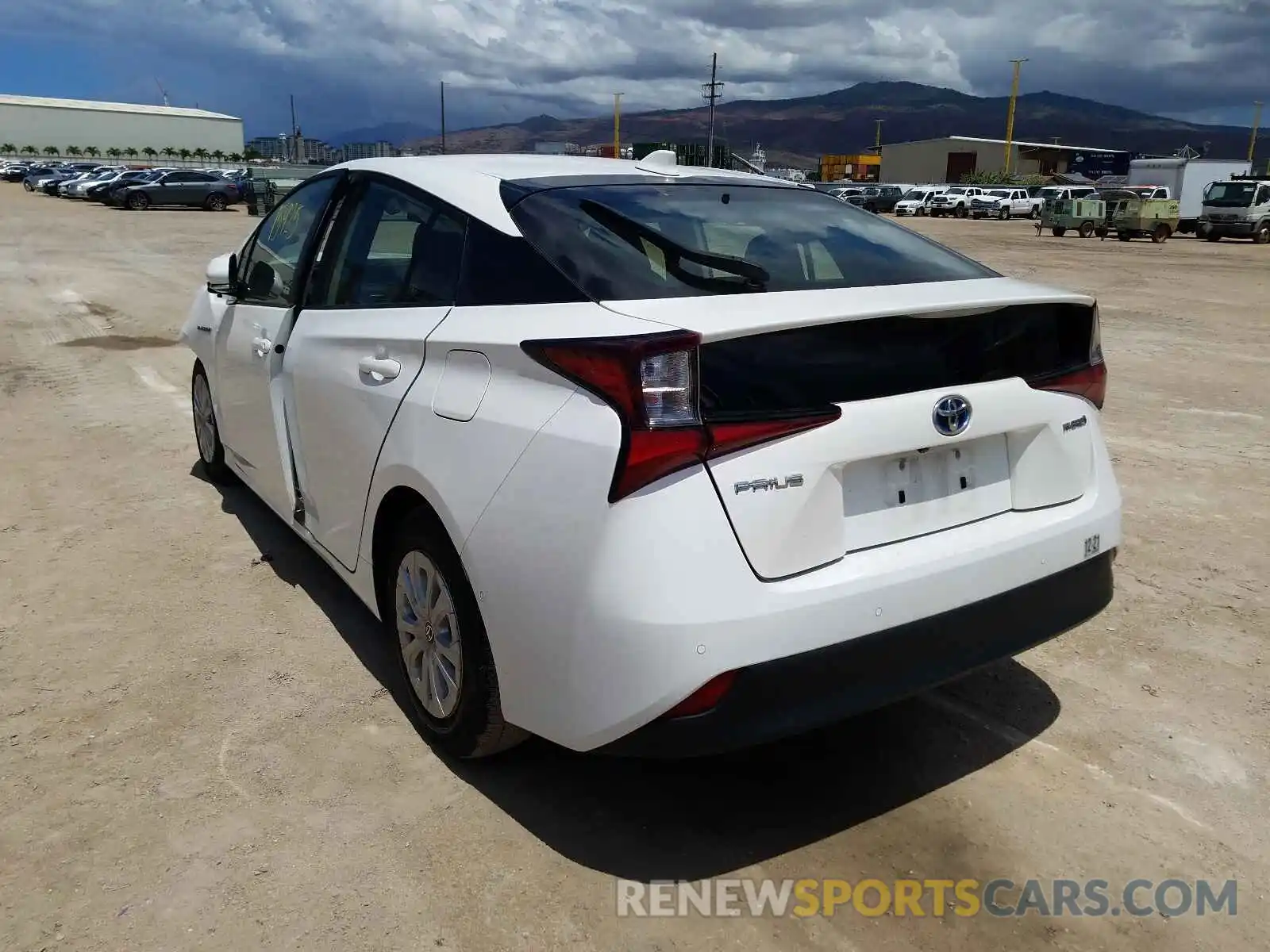 3 Photograph of a damaged car JTDKARFU3L3109768 TOYOTA PRIUS 2020