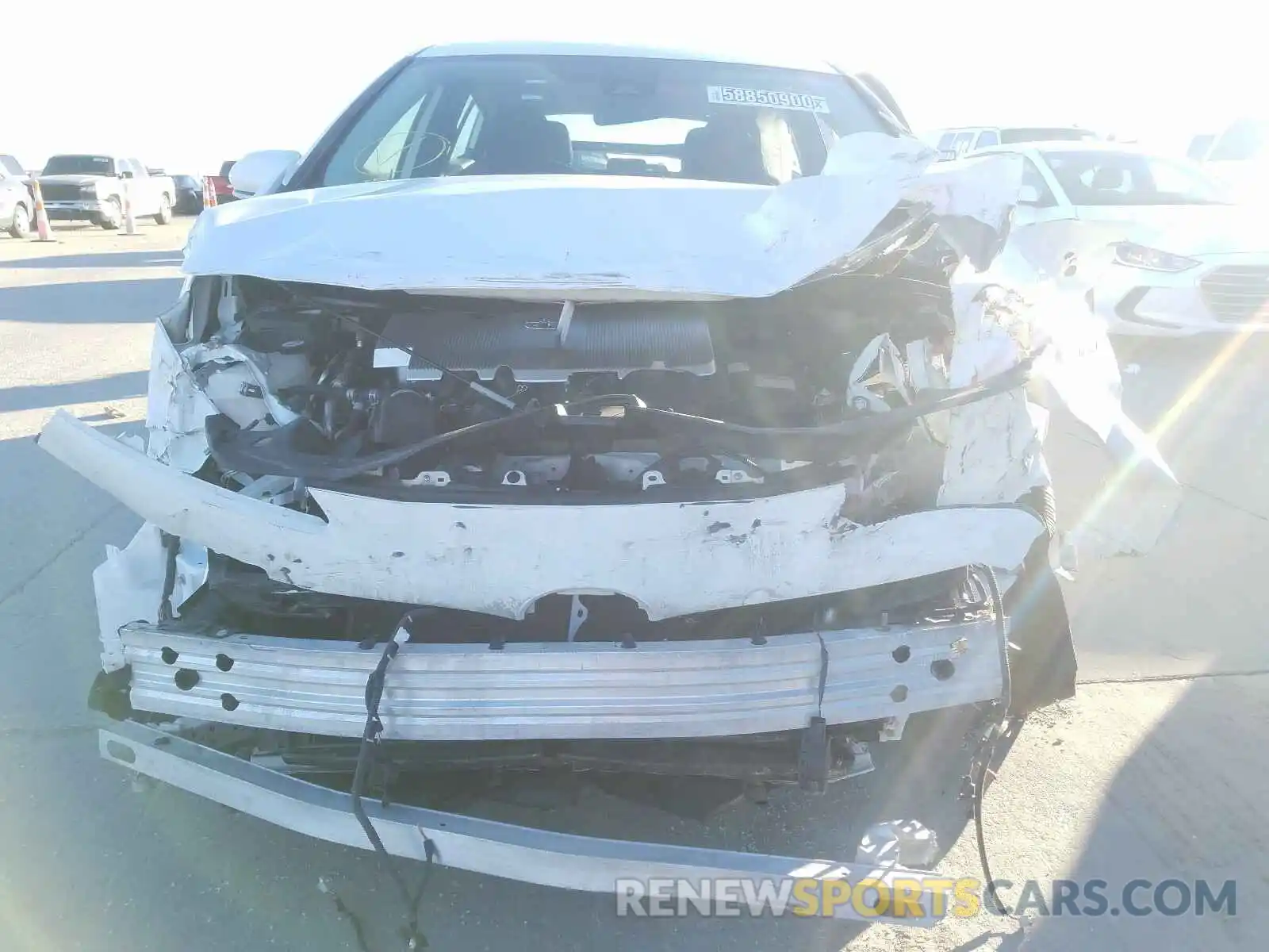 9 Photograph of a damaged car JTDKARFU3L3109821 TOYOTA PRIUS 2020