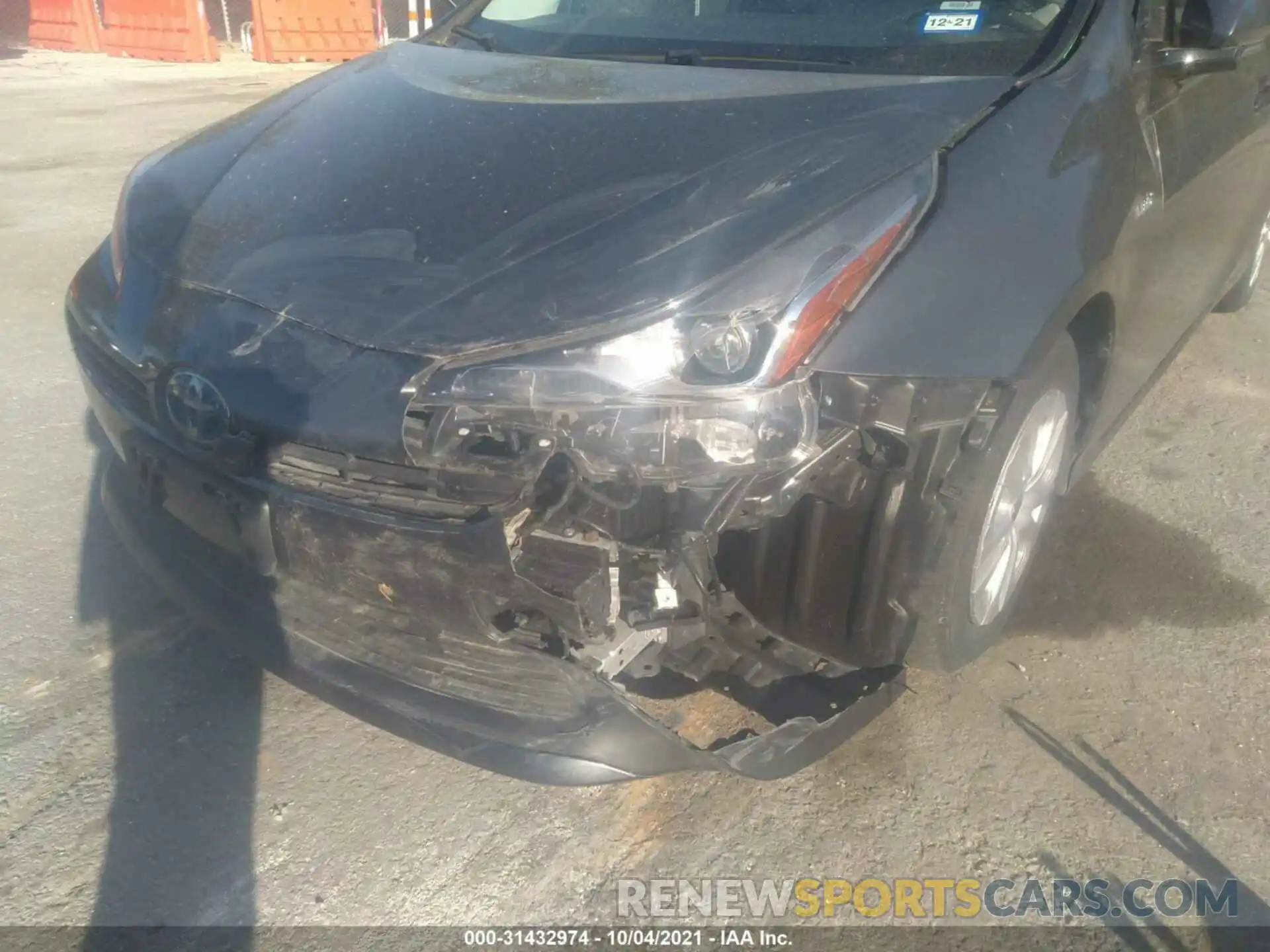 6 Photograph of a damaged car JTDKARFU3L3109916 TOYOTA PRIUS 2020