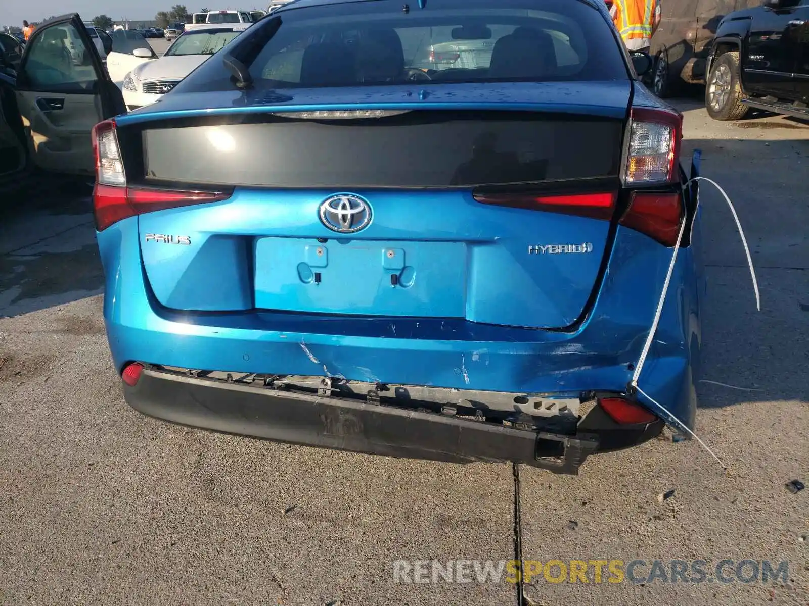 9 Photograph of a damaged car JTDKARFU3L3111410 TOYOTA PRIUS 2020