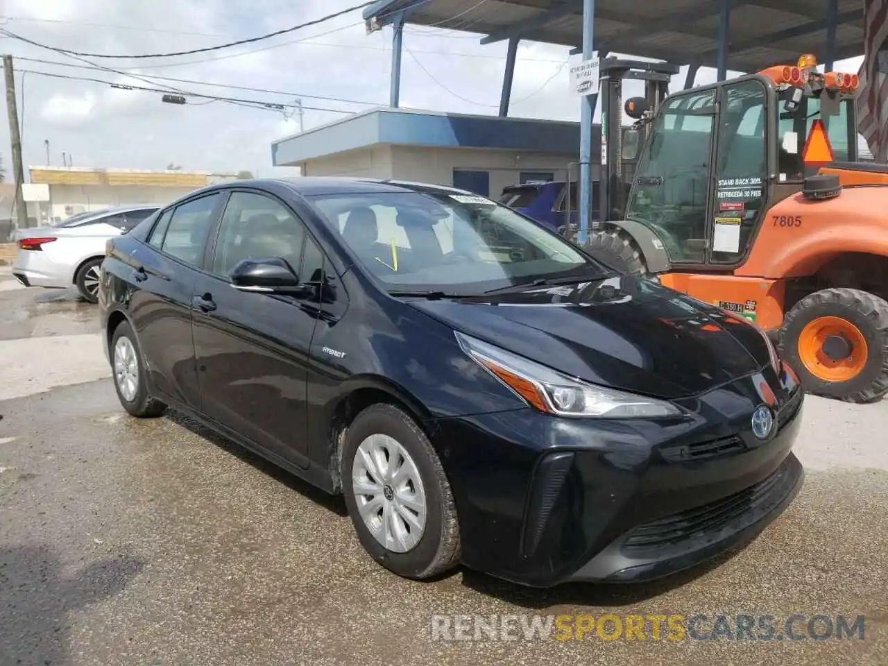 1 Photograph of a damaged car JTDKARFU3L3111598 TOYOTA PRIUS 2020