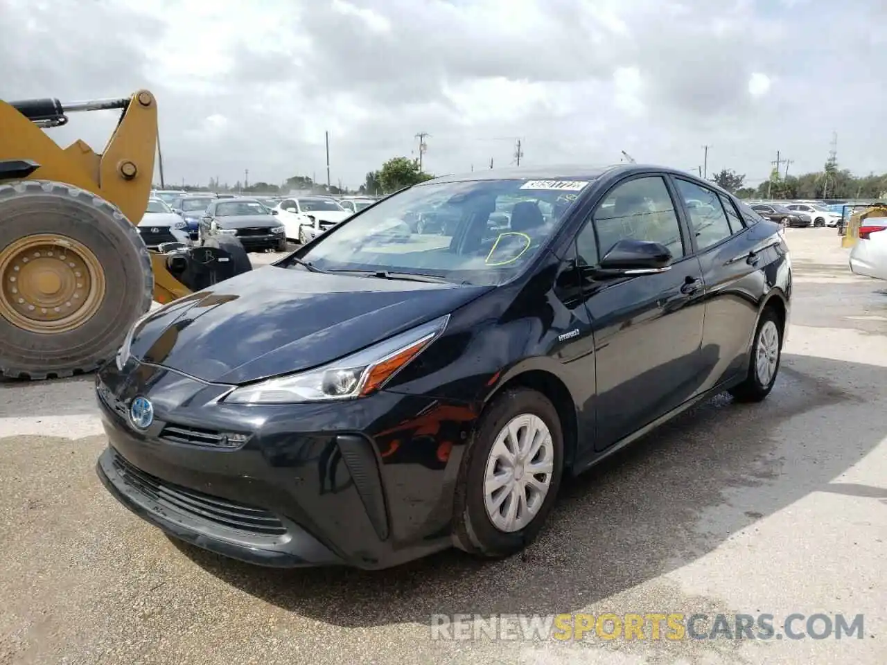 2 Photograph of a damaged car JTDKARFU3L3111598 TOYOTA PRIUS 2020