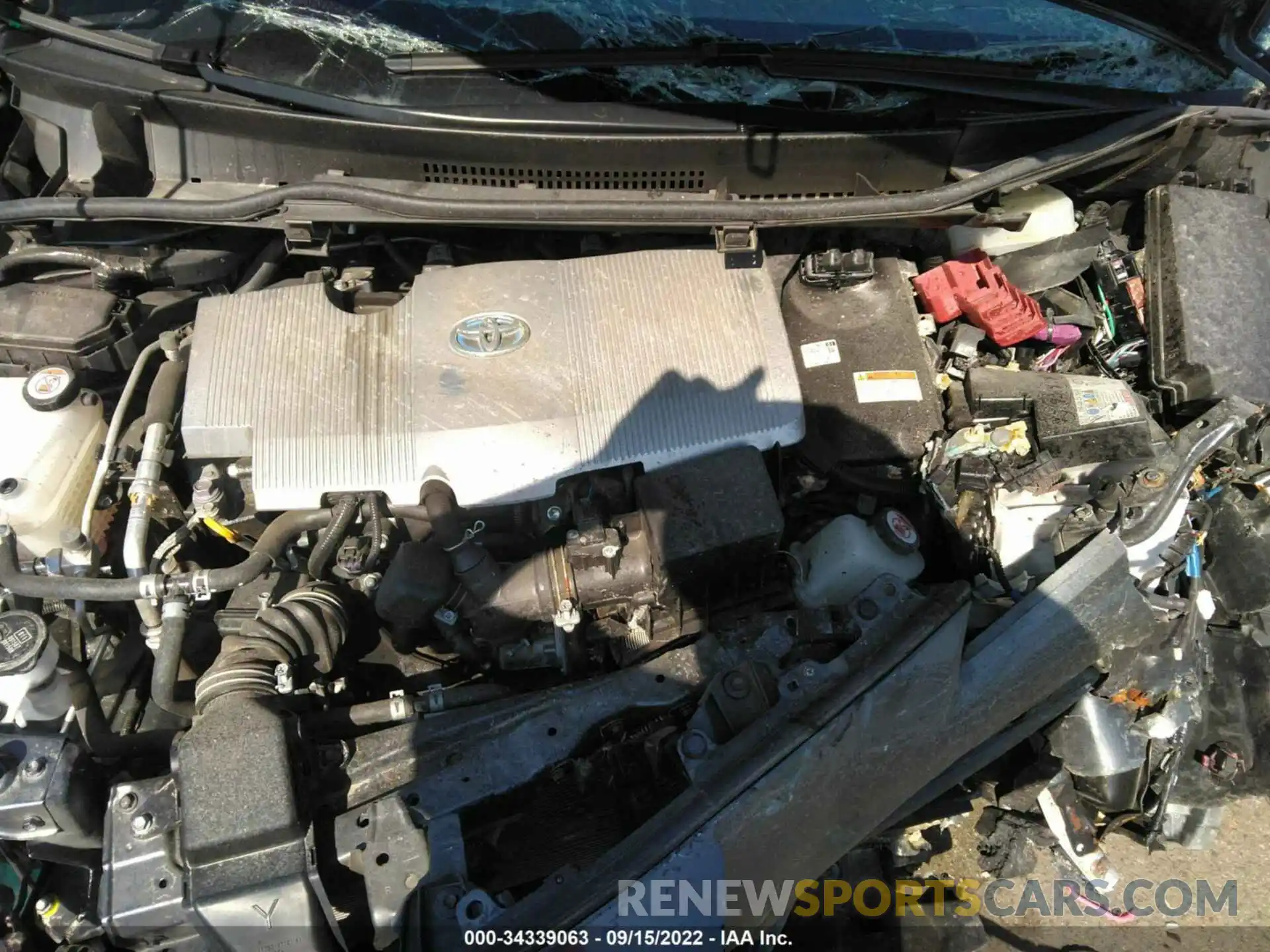 10 Photograph of a damaged car JTDKARFU3L3111665 TOYOTA PRIUS 2020