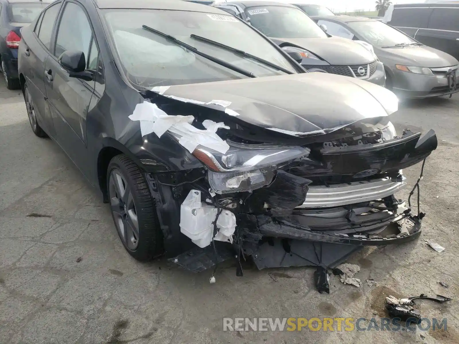 9 Photograph of a damaged car JTDKARFU3L3112346 TOYOTA PRIUS 2020