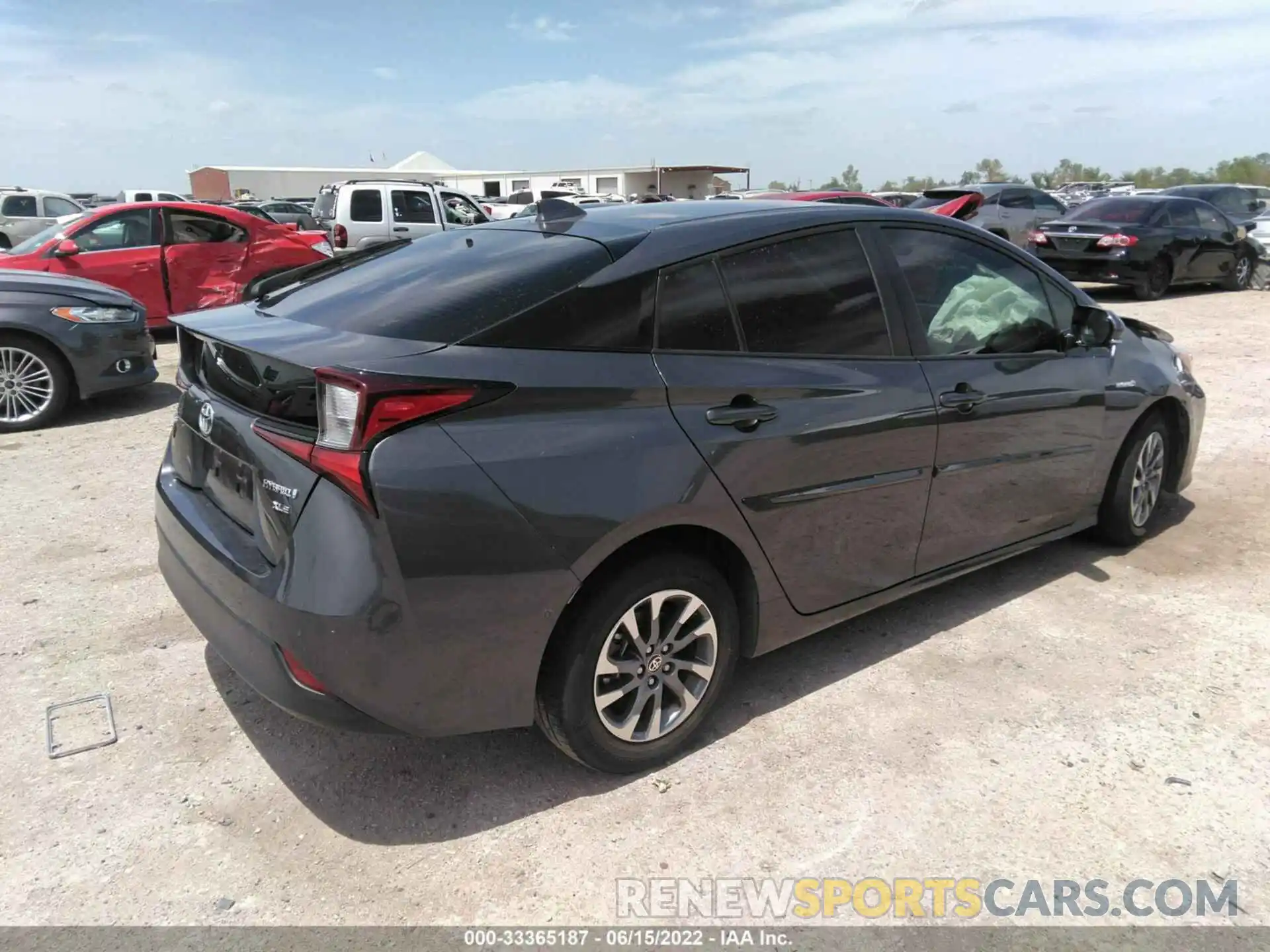 4 Photograph of a damaged car JTDKARFU3L3112816 TOYOTA PRIUS 2020