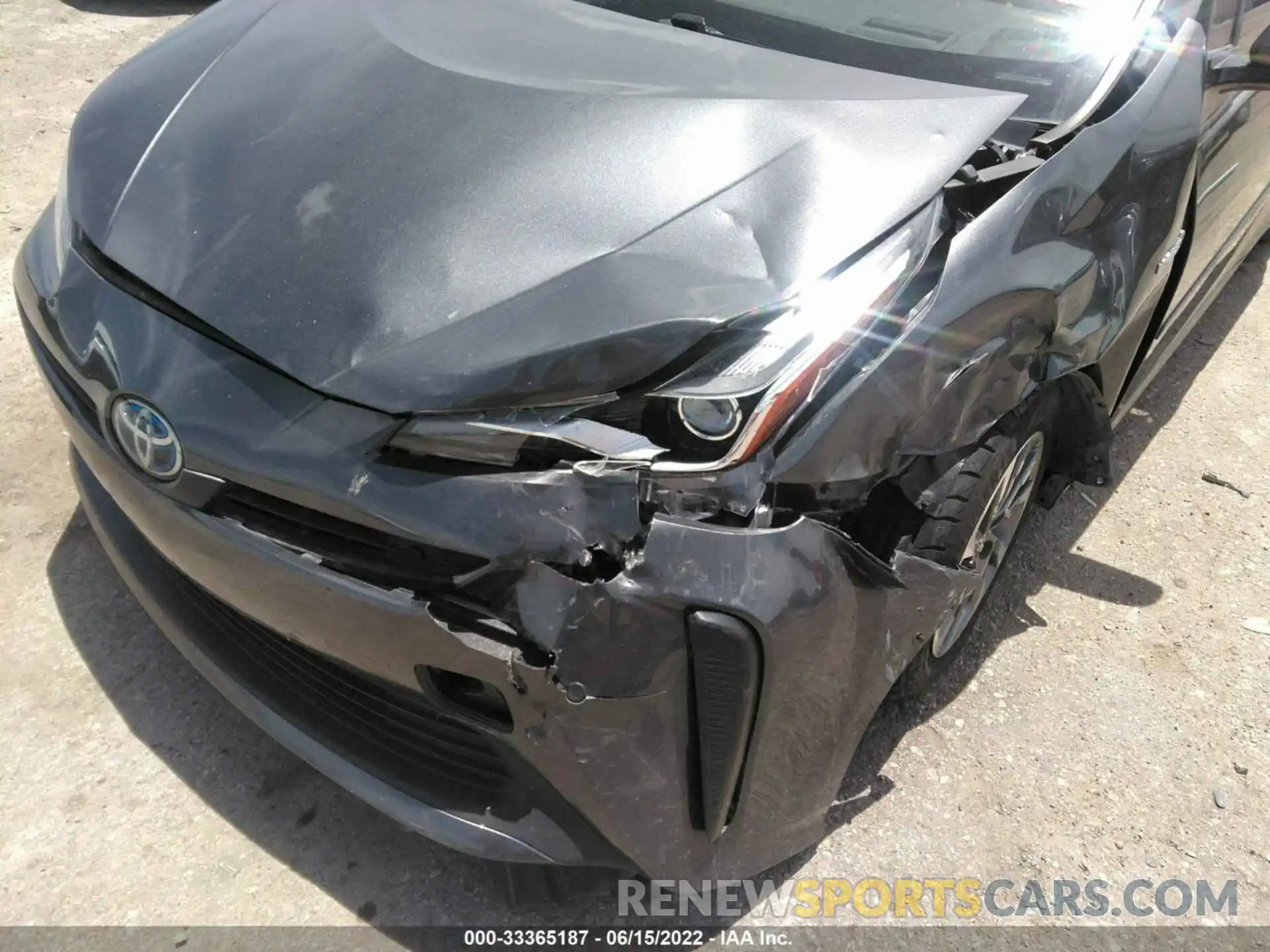 6 Photograph of a damaged car JTDKARFU3L3112816 TOYOTA PRIUS 2020