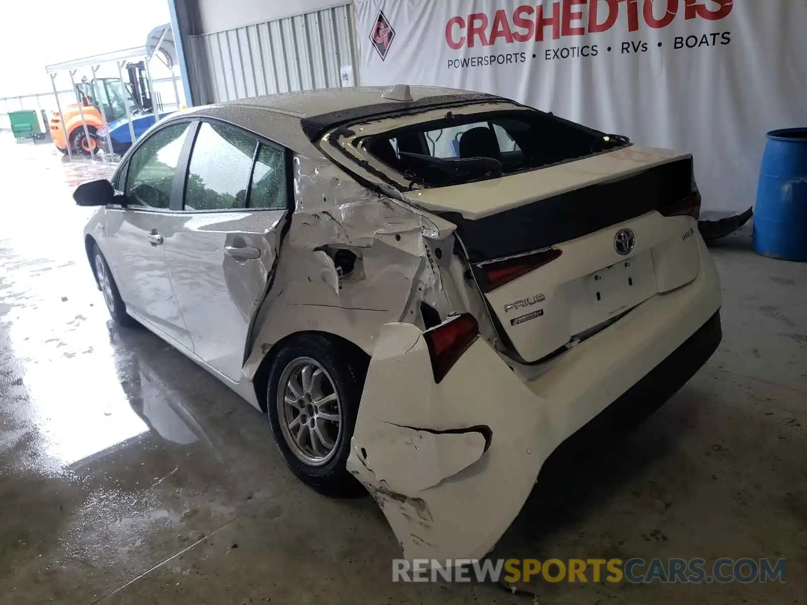 3 Photograph of a damaged car JTDKARFU3L3115022 TOYOTA PRIUS 2020