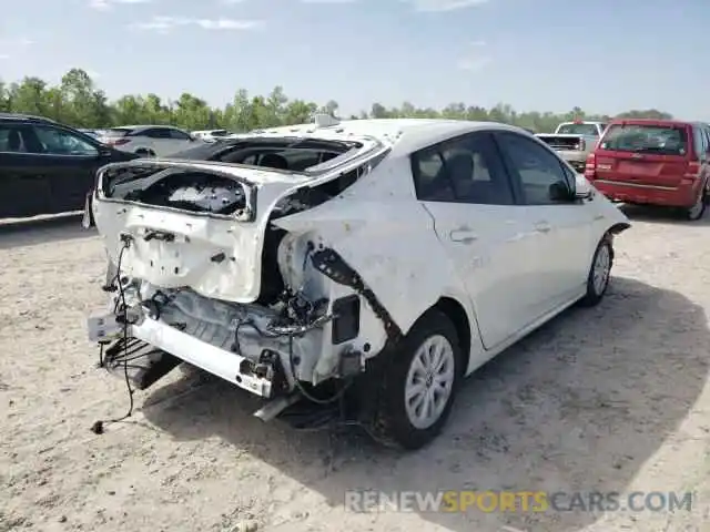 4 Photograph of a damaged car JTDKARFU3L3116459 TOYOTA PRIUS 2020