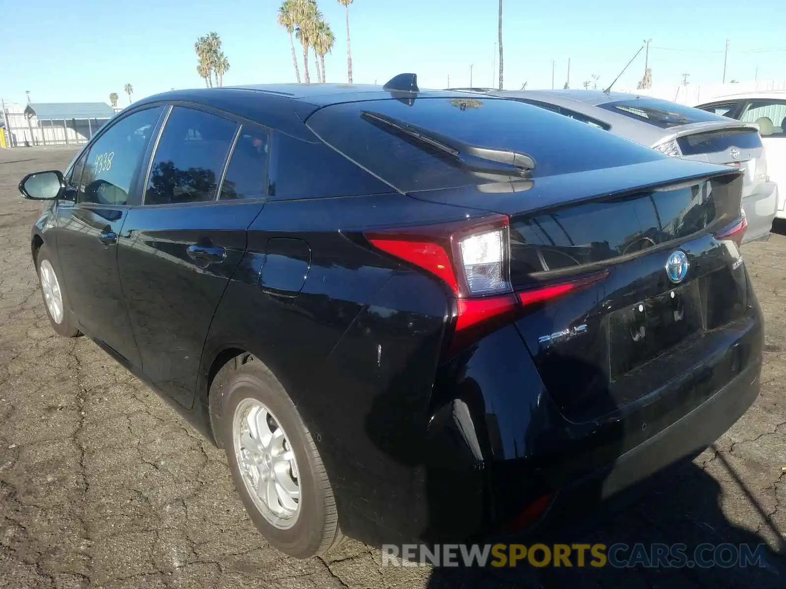 3 Photograph of a damaged car JTDKARFU3L3116543 TOYOTA PRIUS 2020