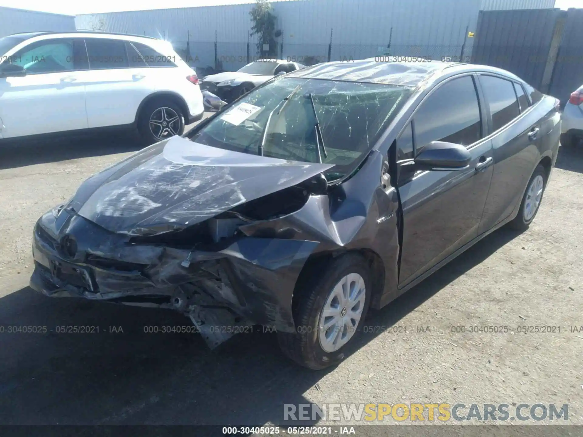 6 Photograph of a damaged car JTDKARFU3L3118082 TOYOTA PRIUS 2020