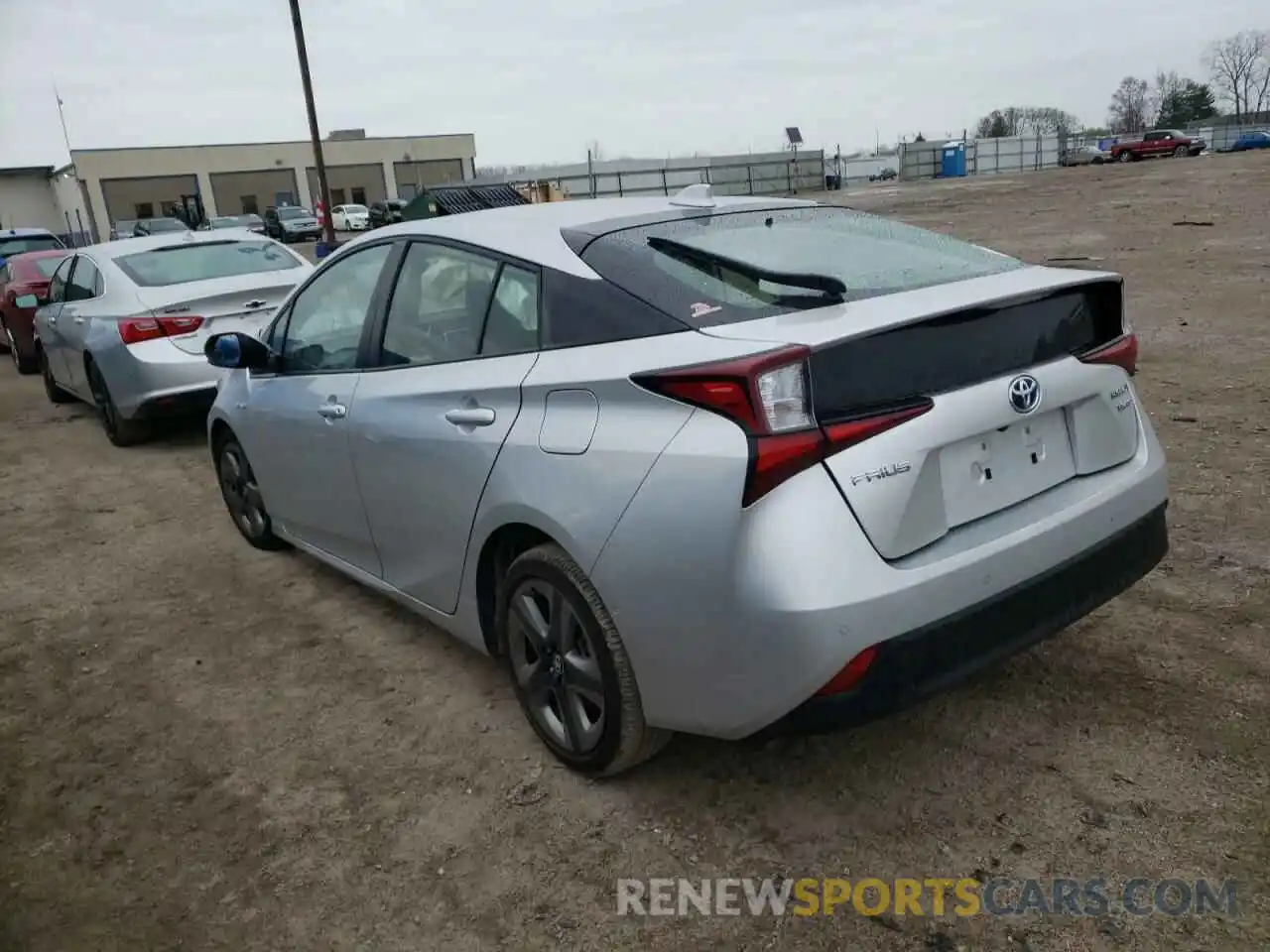 3 Photograph of a damaged car JTDKARFU3L3120320 TOYOTA PRIUS 2020