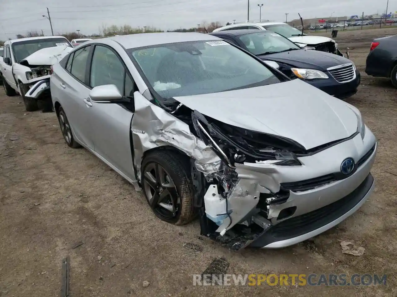 9 Photograph of a damaged car JTDKARFU3L3120320 TOYOTA PRIUS 2020