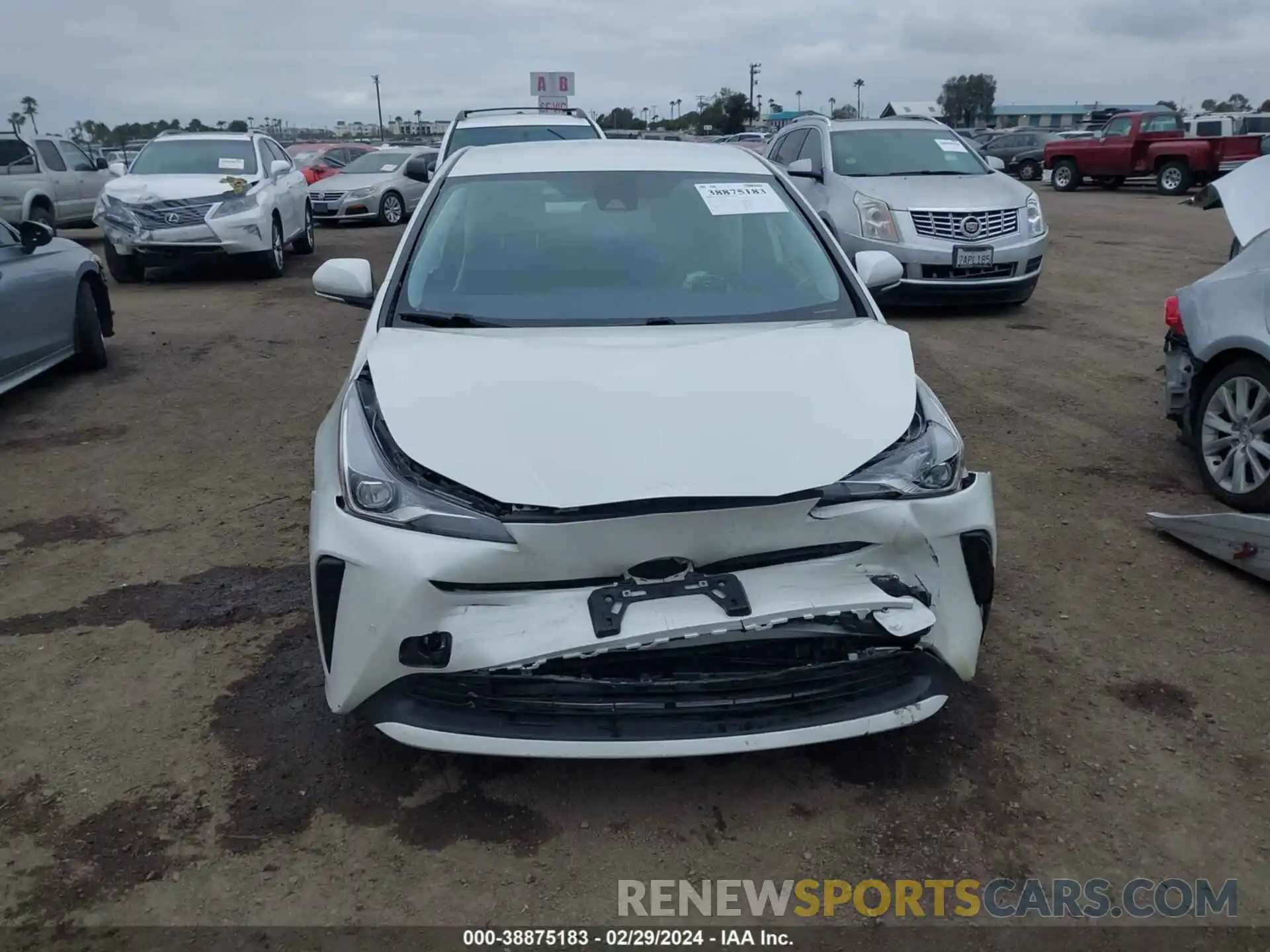 12 Photograph of a damaged car JTDKARFU3L3120642 TOYOTA PRIUS 2020