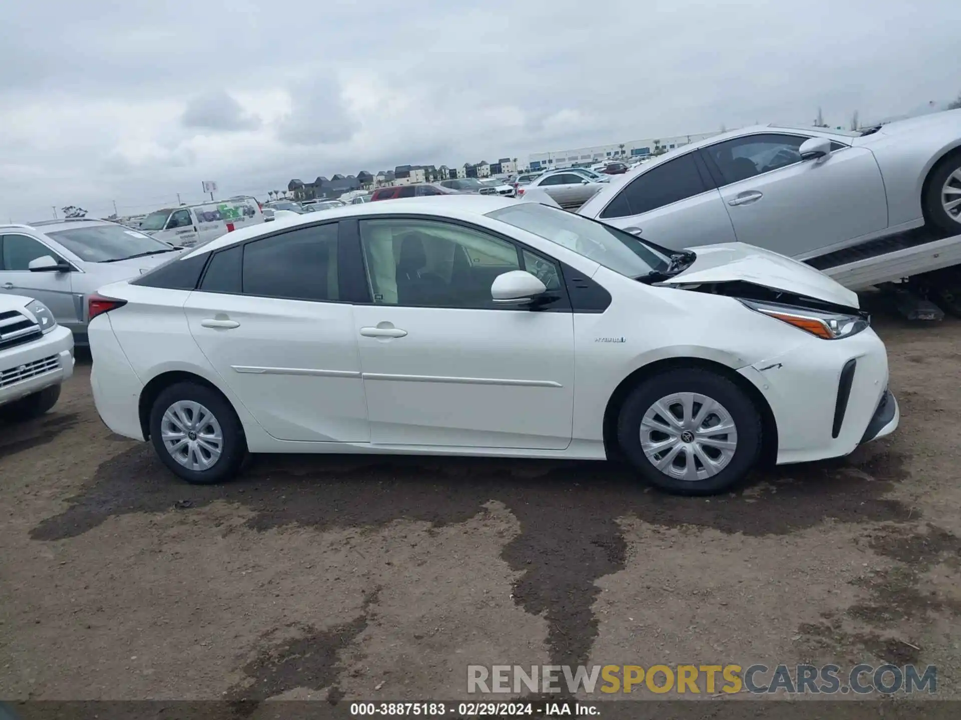 13 Photograph of a damaged car JTDKARFU3L3120642 TOYOTA PRIUS 2020