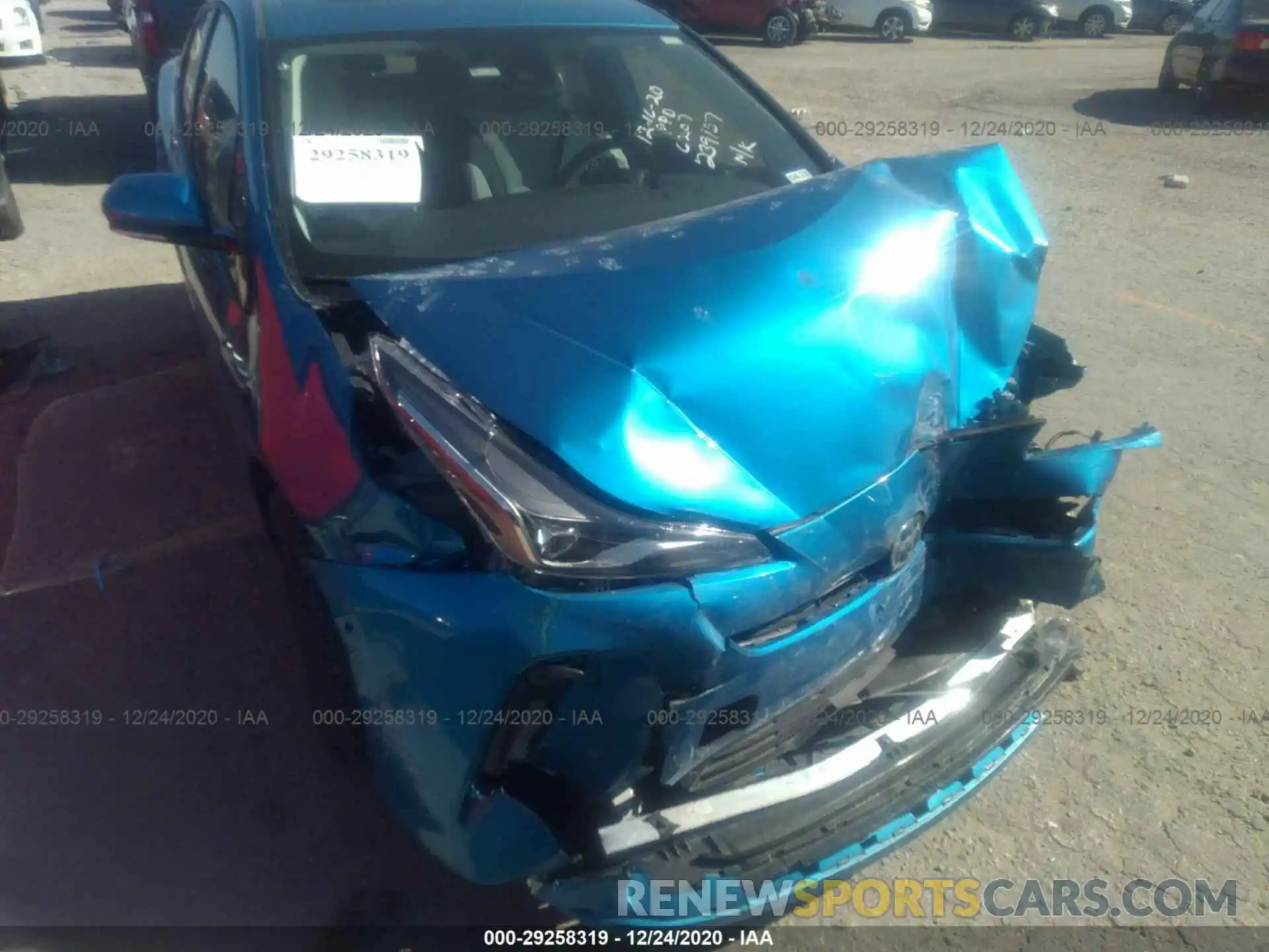 6 Photograph of a damaged car JTDKARFU3L3120656 TOYOTA PRIUS 2020