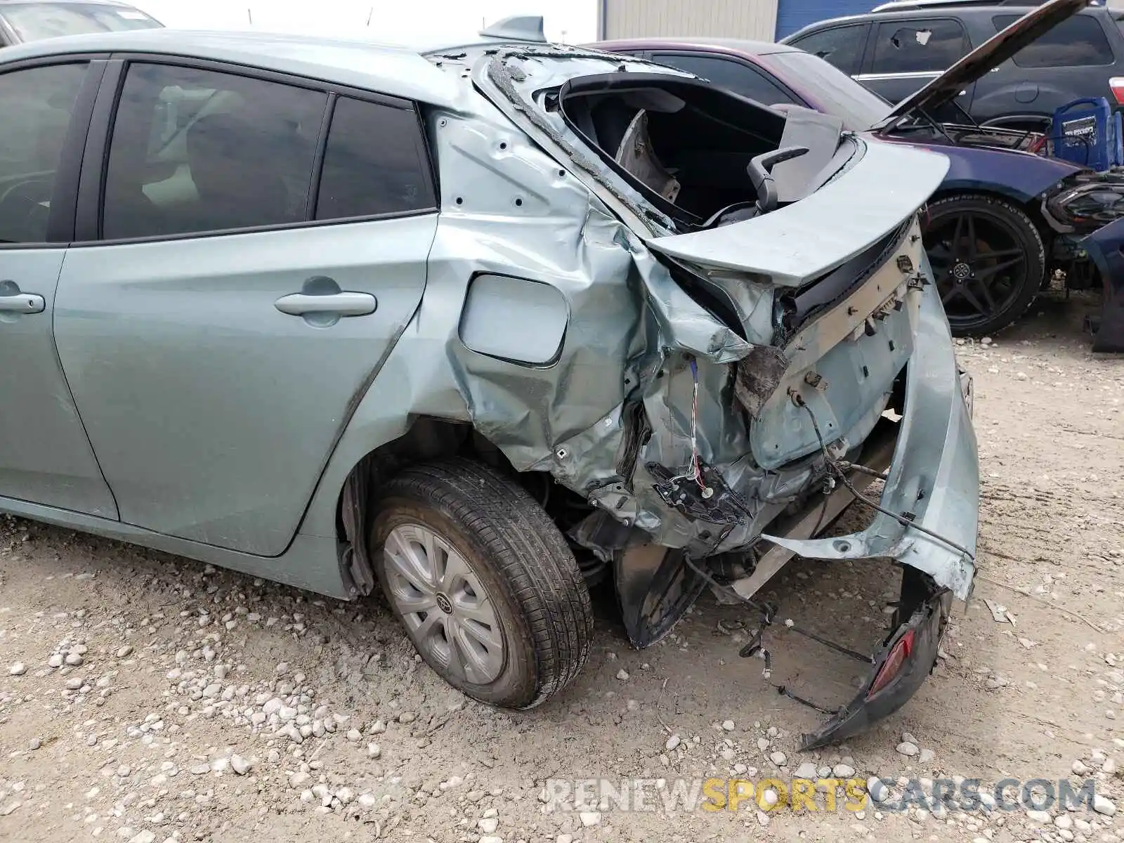 9 Photograph of a damaged car JTDKARFU3L3123413 TOYOTA PRIUS 2020