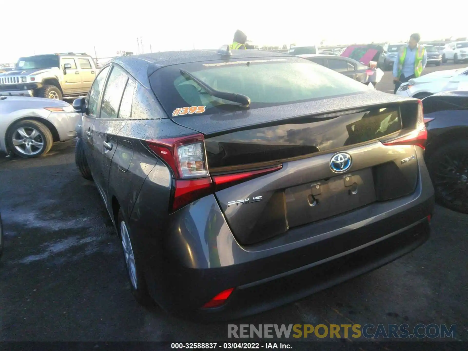 3 Photograph of a damaged car JTDKARFU3L3125341 TOYOTA PRIUS 2020