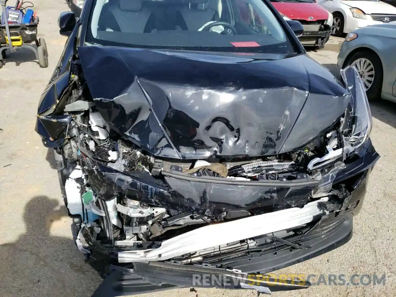 9 Photograph of a damaged car JTDKARFU3L3126117 TOYOTA PRIUS 2020