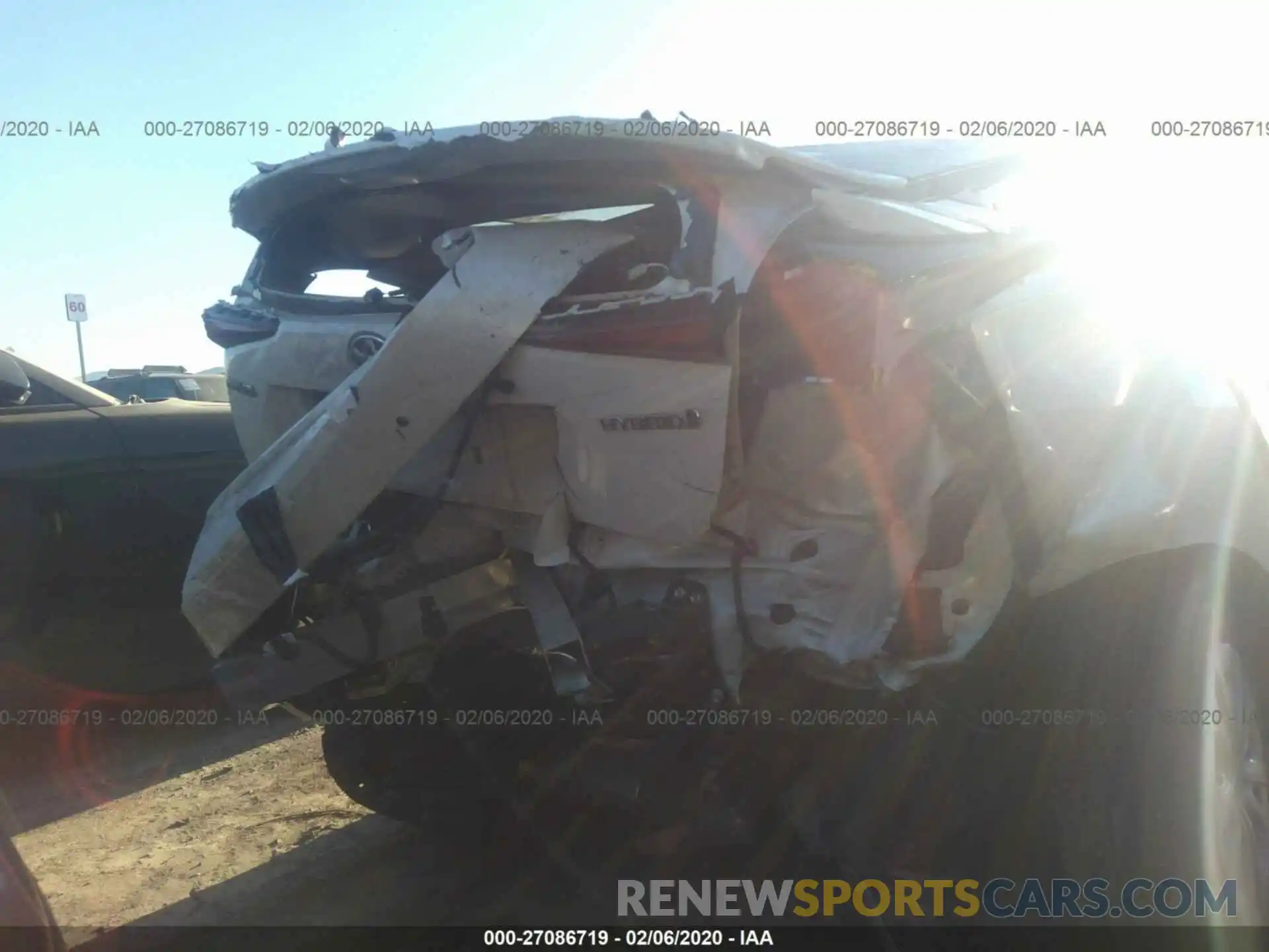 6 Photograph of a damaged car JTDKARFU4L3105440 TOYOTA PRIUS 2020