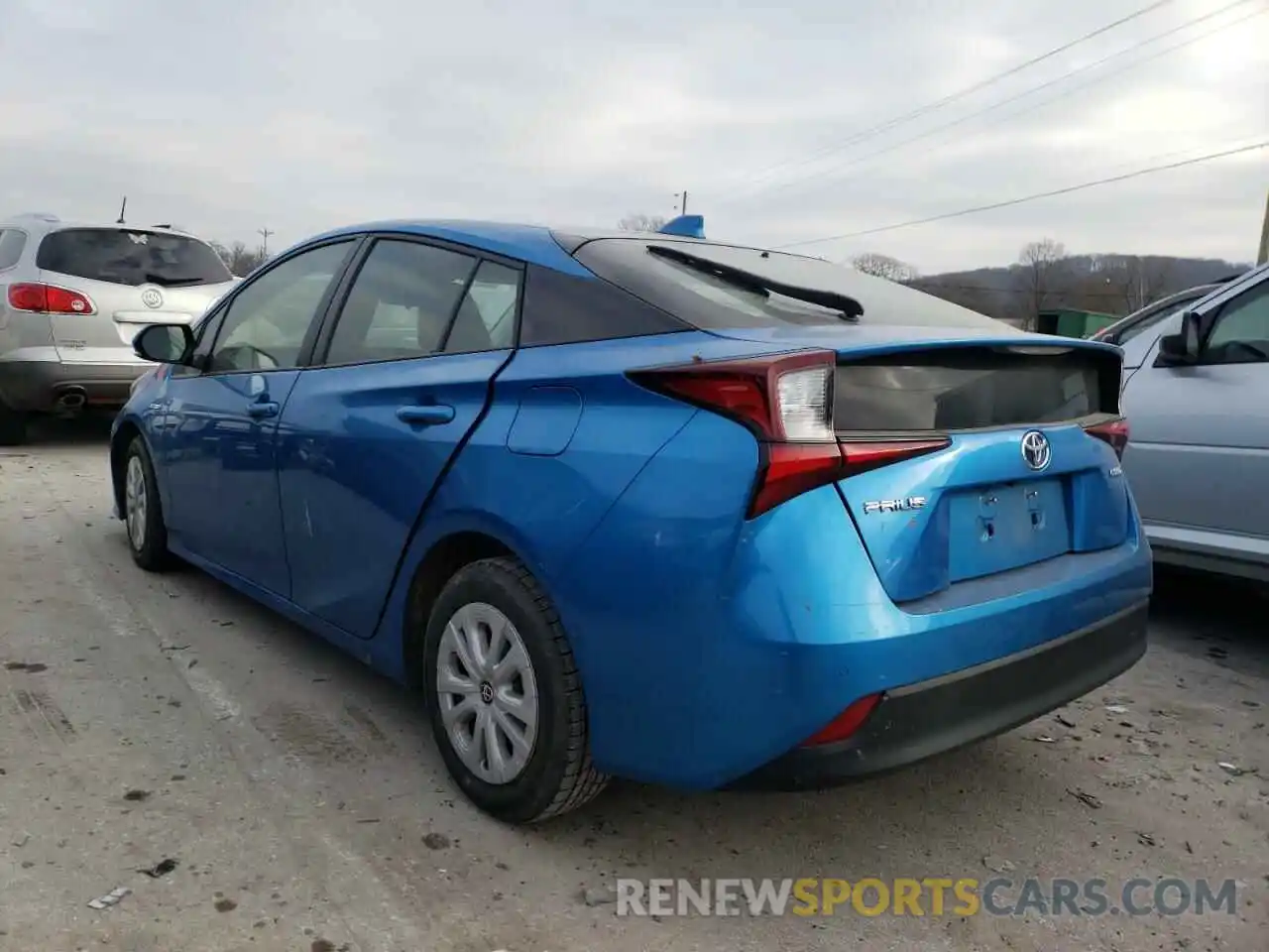 3 Photograph of a damaged car JTDKARFU4L3105860 TOYOTA PRIUS 2020