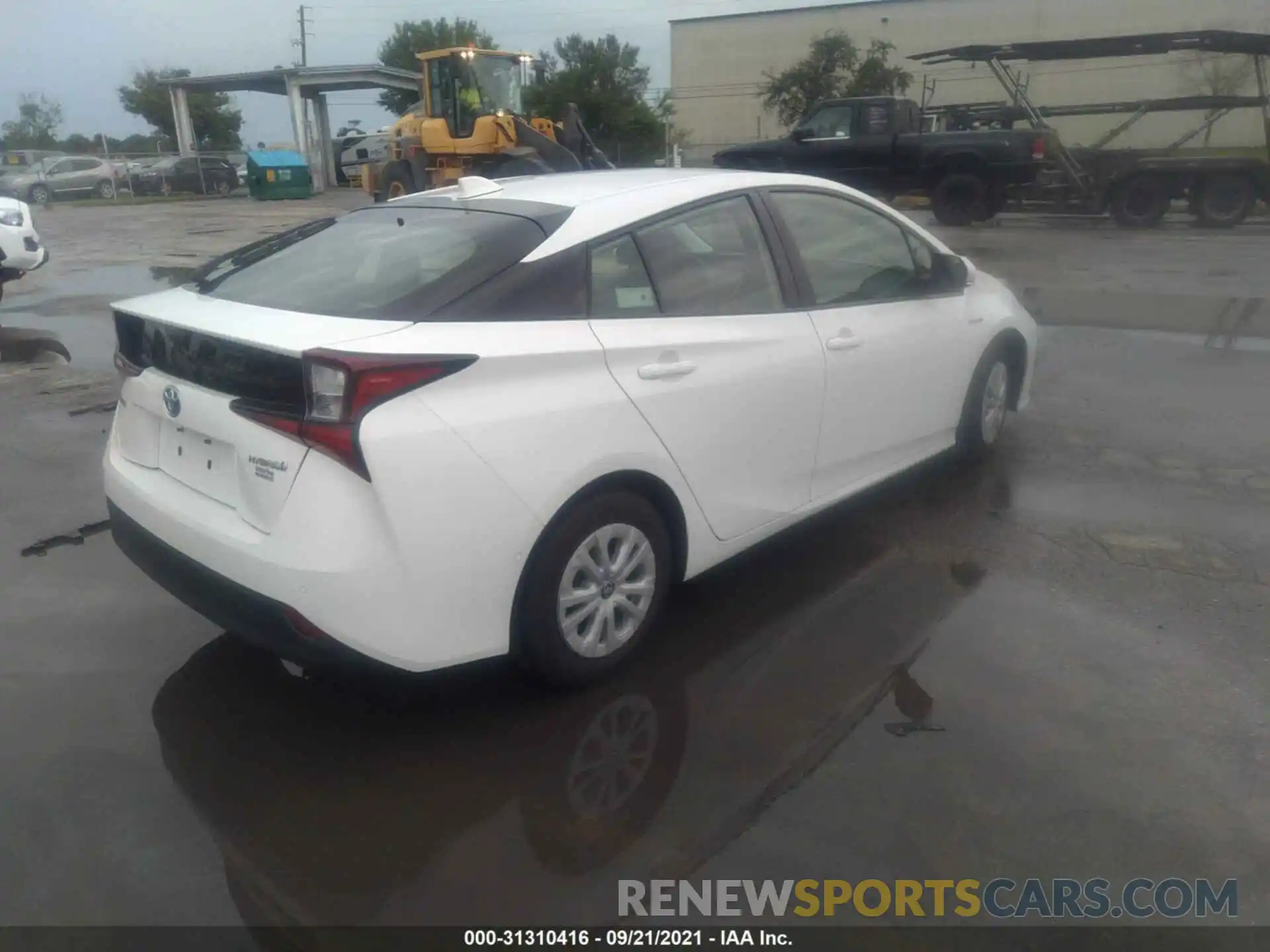 4 Photograph of a damaged car JTDKARFU4L3110024 TOYOTA PRIUS 2020