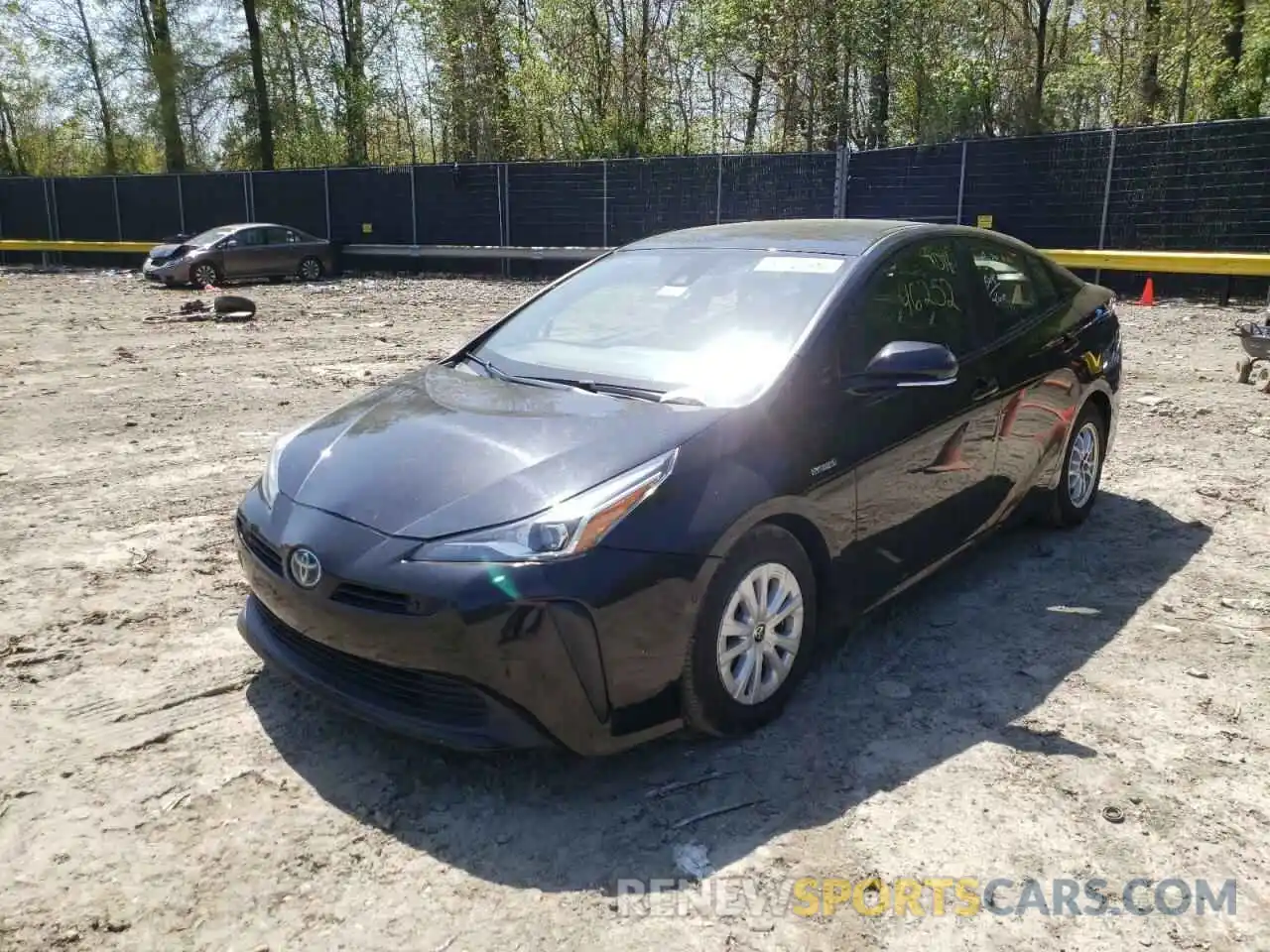 2 Photograph of a damaged car JTDKARFU4L3110461 TOYOTA PRIUS 2020