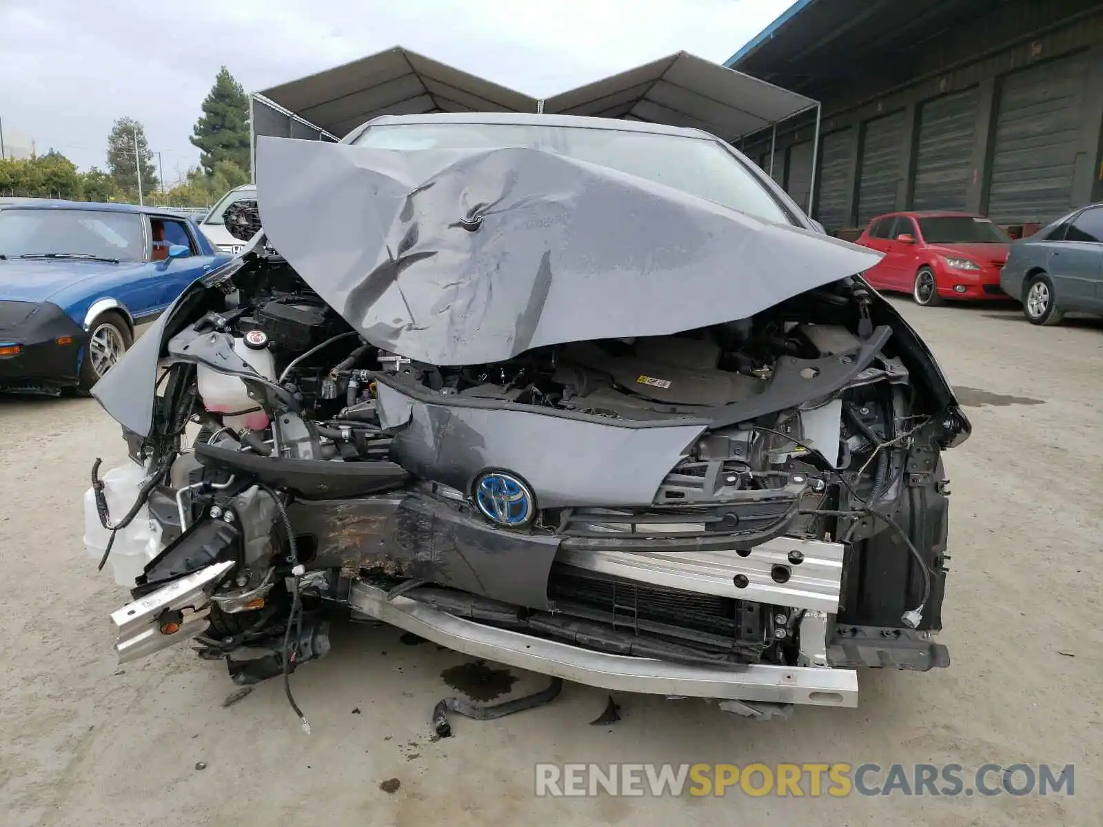 9 Photograph of a damaged car JTDKARFU4L3110489 TOYOTA PRIUS 2020