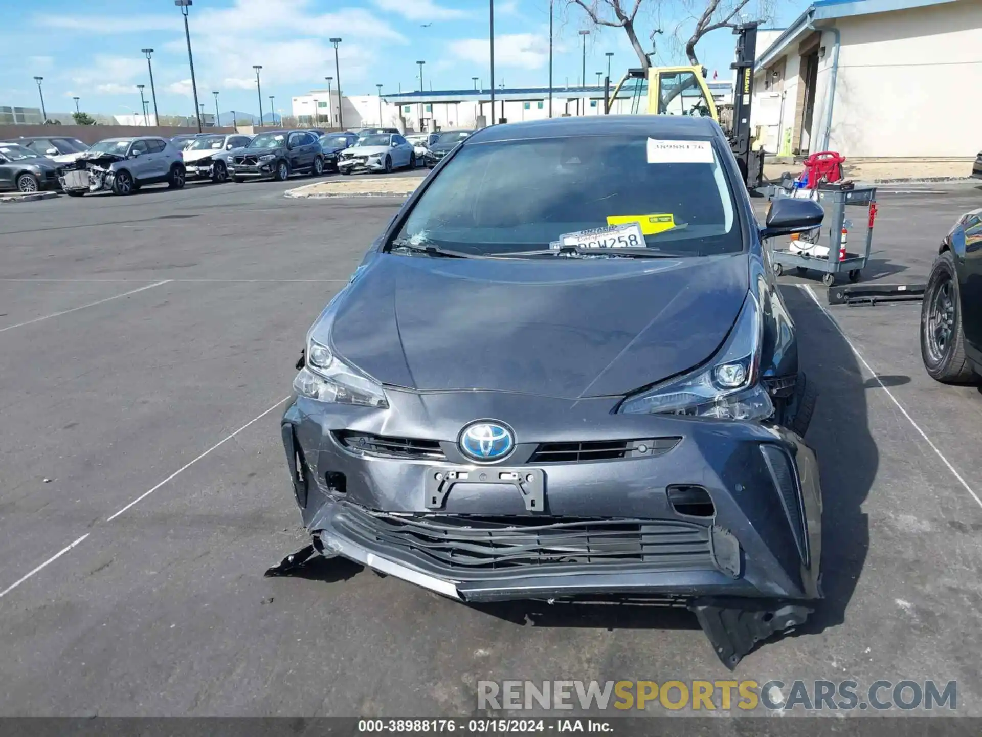 12 Photograph of a damaged car JTDKARFU4L3111805 TOYOTA PRIUS 2020