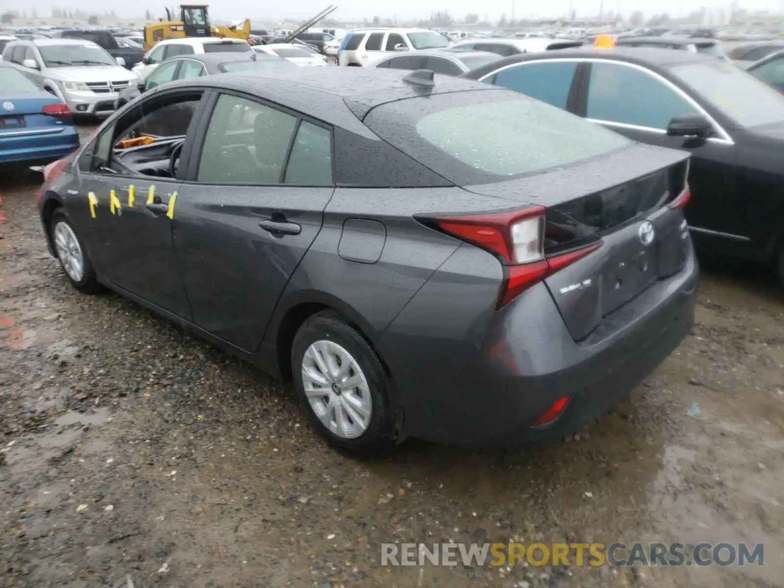 3 Photograph of a damaged car JTDKARFU4L3113053 TOYOTA PRIUS 2020