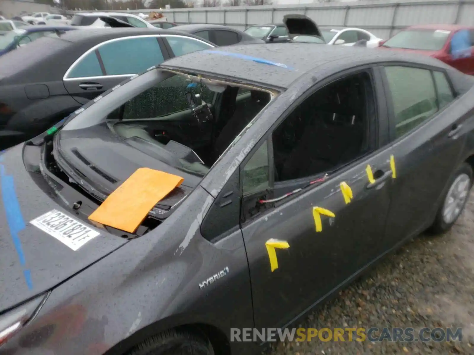 9 Photograph of a damaged car JTDKARFU4L3113053 TOYOTA PRIUS 2020