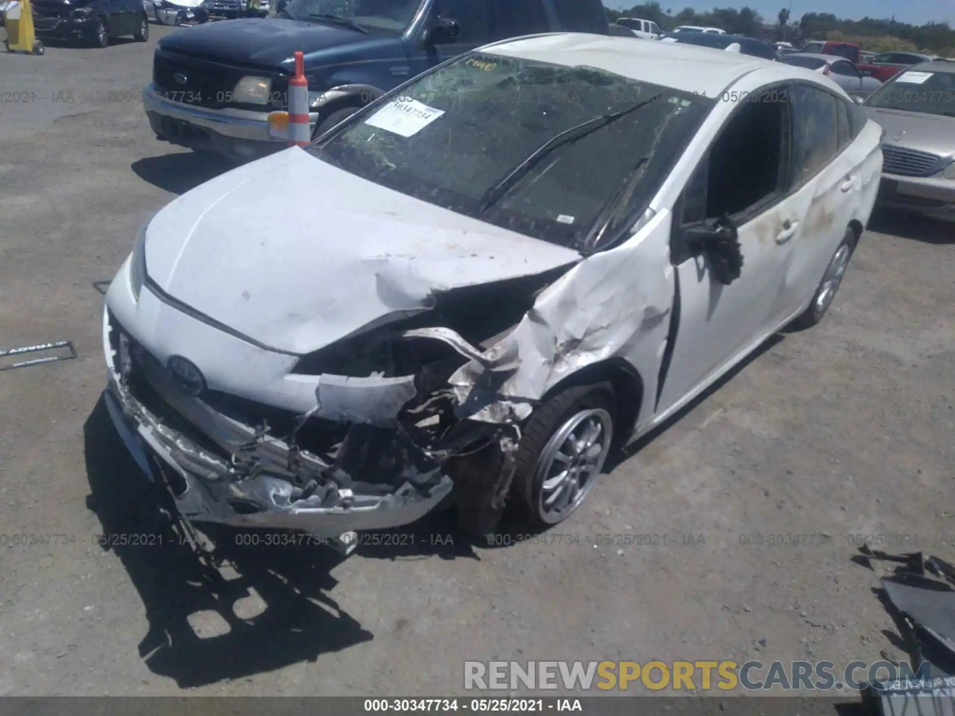 6 Photograph of a damaged car JTDKARFU4L3114123 TOYOTA PRIUS 2020