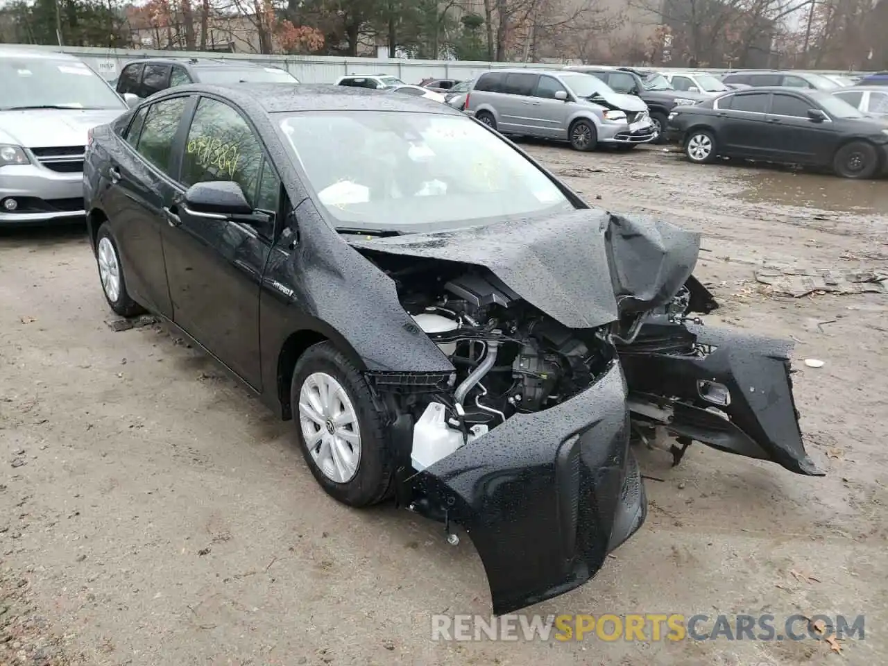 1 Фотография поврежденного автомобиля JTDKARFU4L3114803 TOYOTA PRIUS 2020