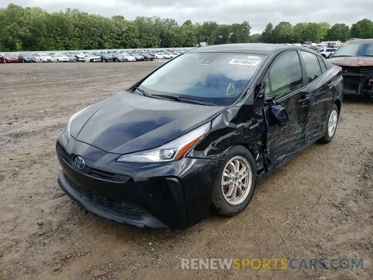 2 Photograph of a damaged car JTDKARFU4L3115255 TOYOTA PRIUS 2020