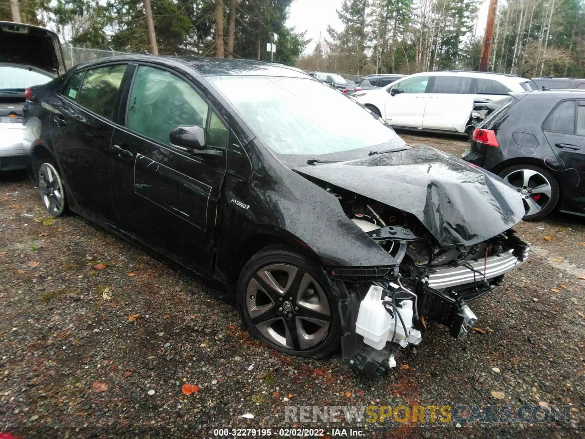 1 Photograph of a damaged car JTDKARFU4L3115644 TOYOTA PRIUS 2020