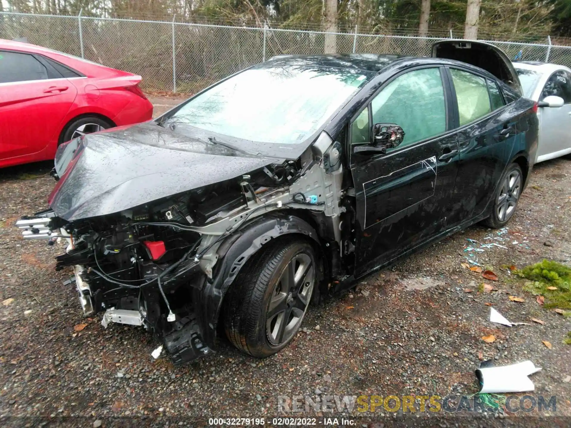 2 Photograph of a damaged car JTDKARFU4L3115644 TOYOTA PRIUS 2020