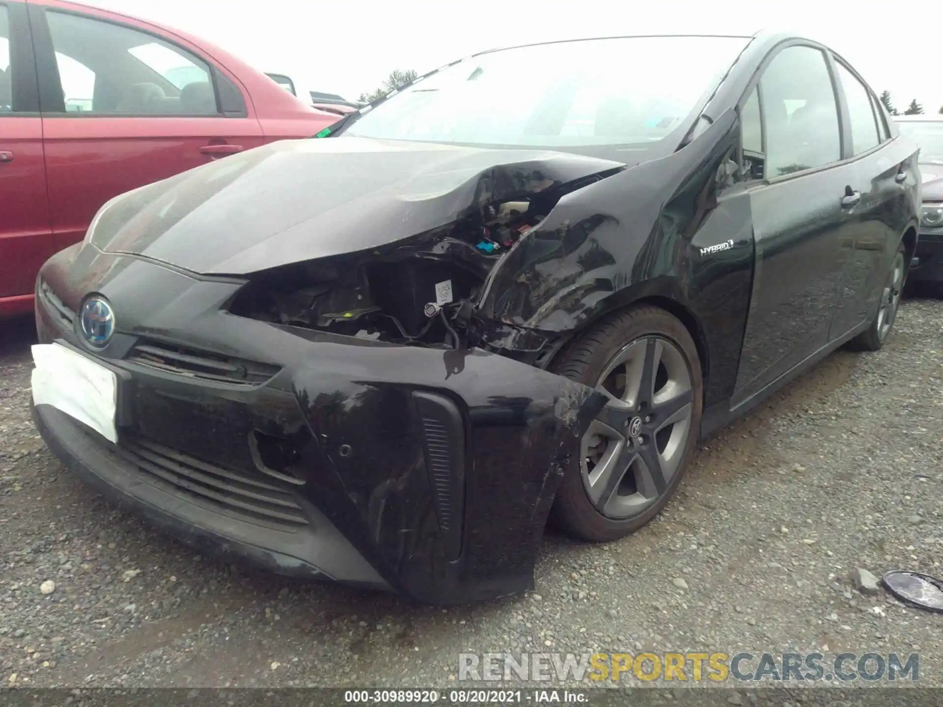 6 Photograph of a damaged car JTDKARFU4L3115787 TOYOTA PRIUS 2020