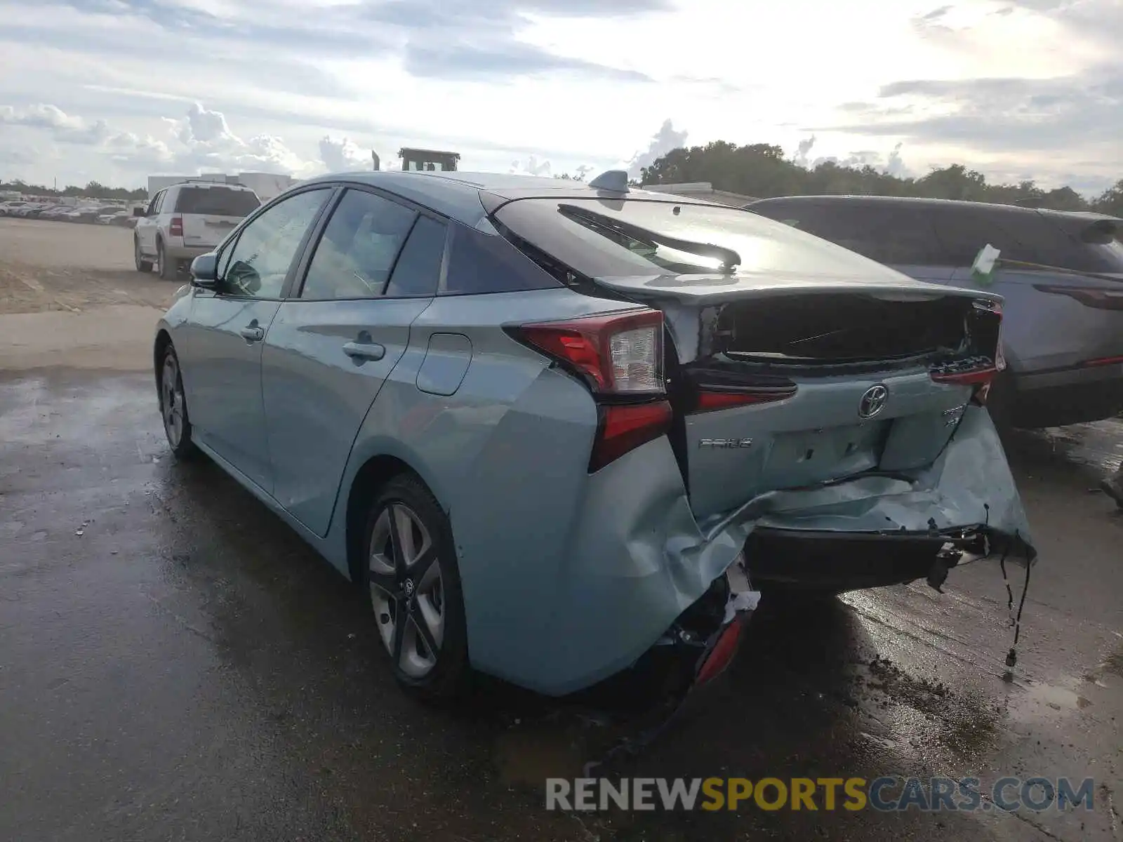 3 Photograph of a damaged car JTDKARFU4L3116941 TOYOTA PRIUS 2020