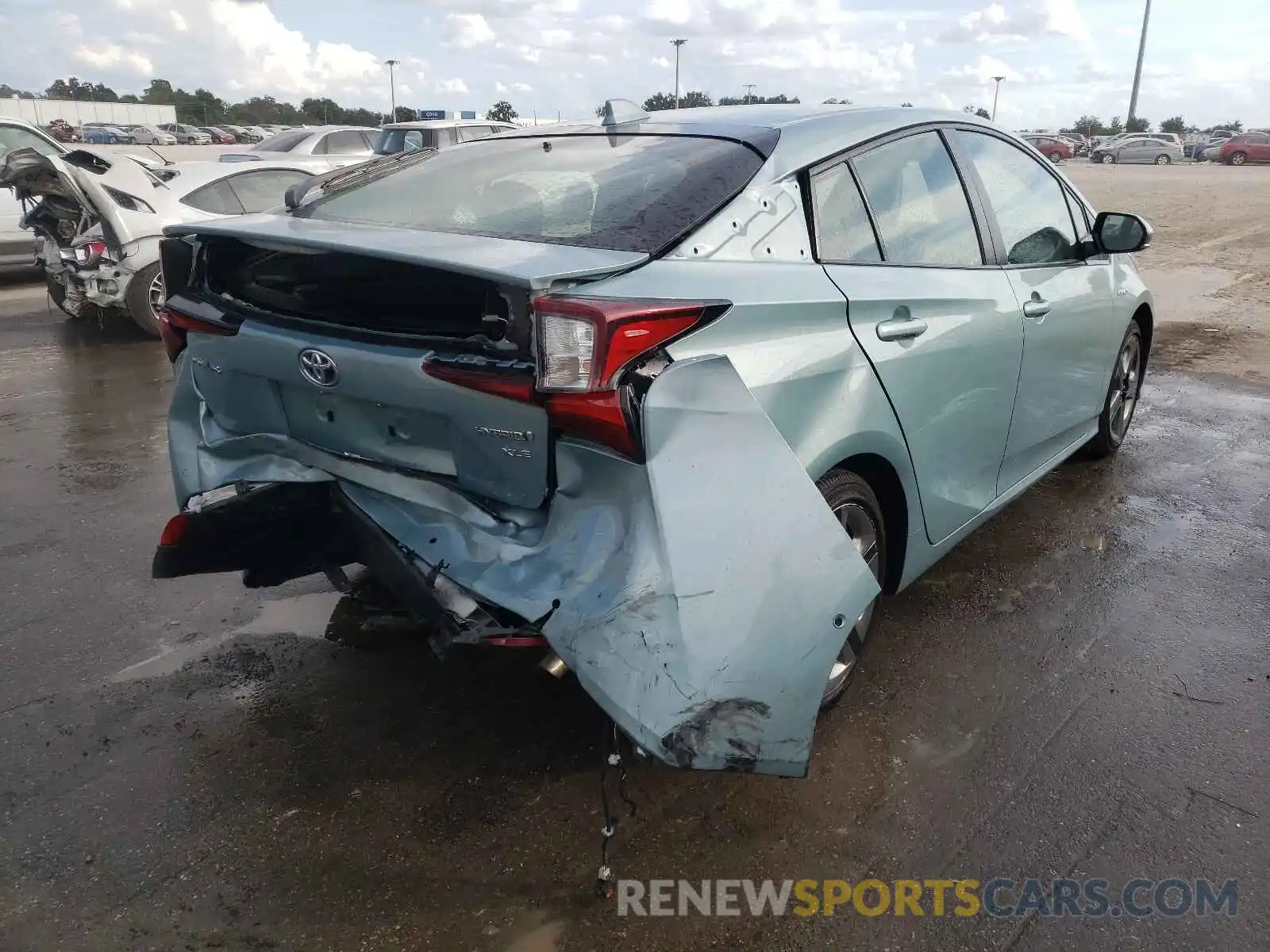 4 Photograph of a damaged car JTDKARFU4L3116941 TOYOTA PRIUS 2020