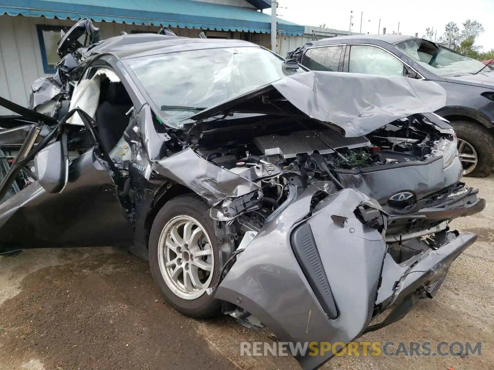 1 Photograph of a damaged car JTDKARFU4L3119368 TOYOTA PRIUS 2020