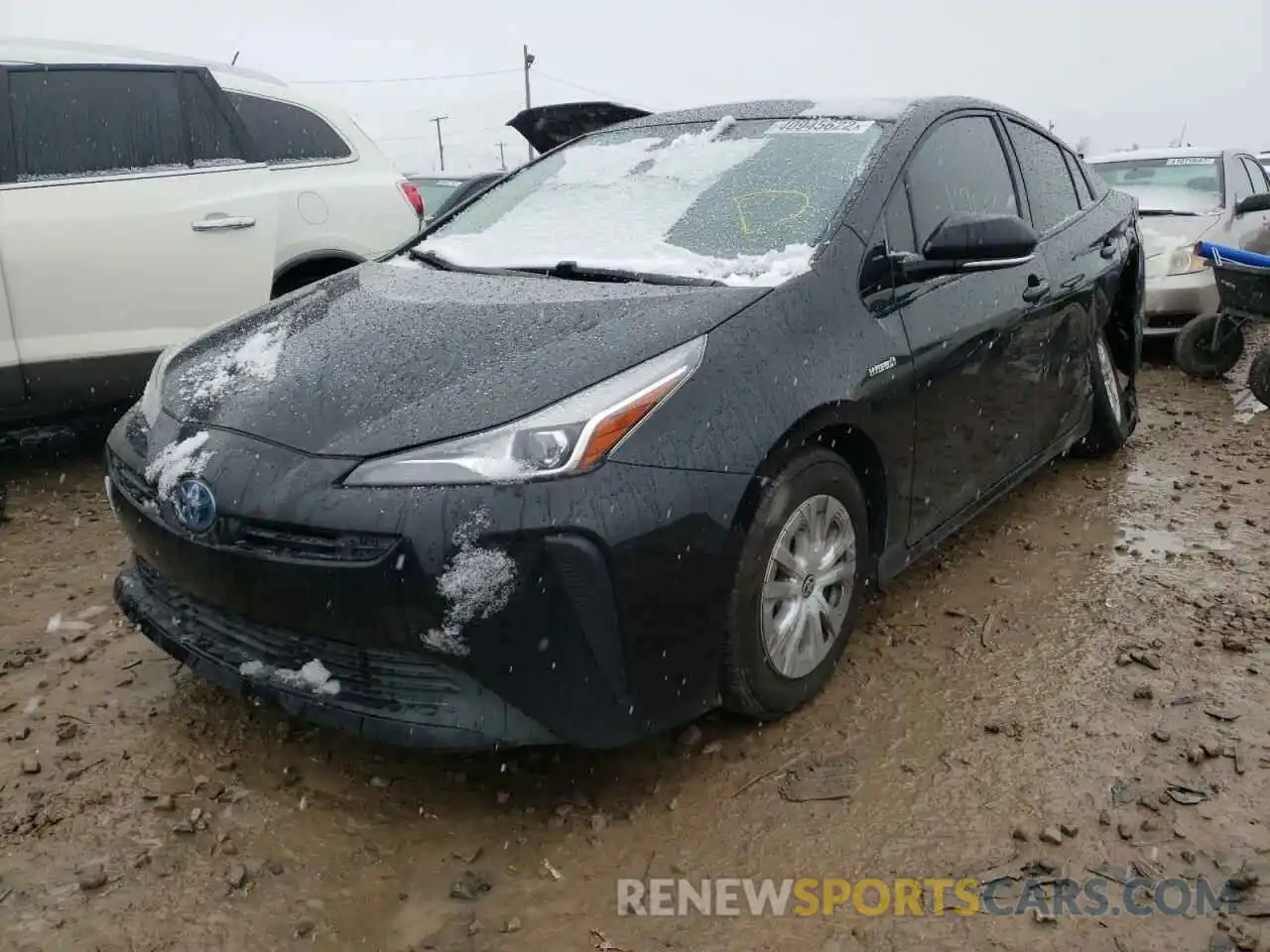 2 Photograph of a damaged car JTDKARFU4L3119533 TOYOTA PRIUS 2020