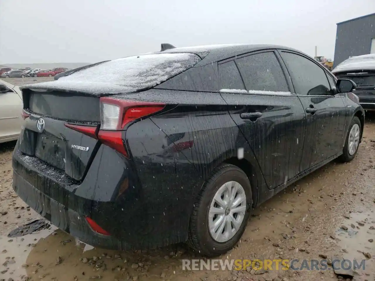 4 Photograph of a damaged car JTDKARFU4L3119533 TOYOTA PRIUS 2020