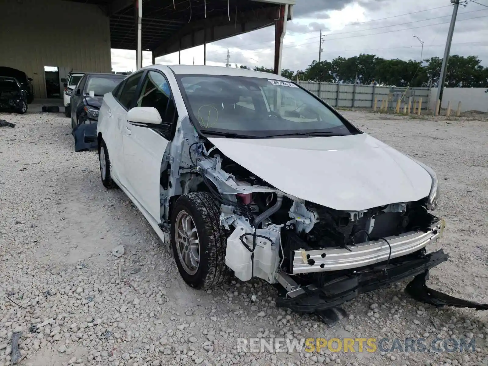 9 Photograph of a damaged car JTDKARFU4L3126224 TOYOTA PRIUS 2020