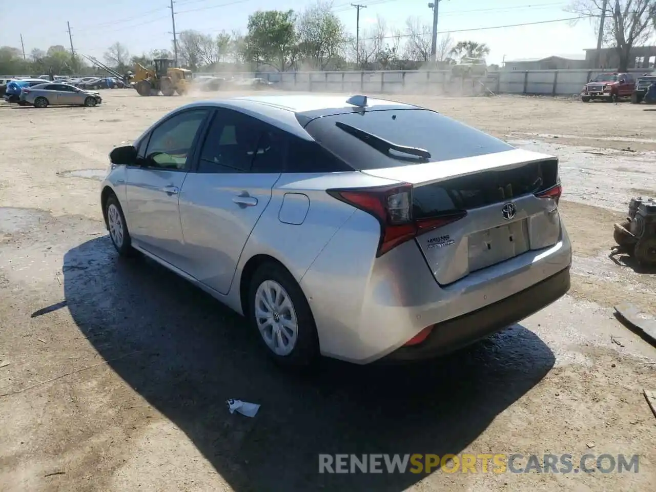 3 Photograph of a damaged car JTDKARFU5L3102837 TOYOTA PRIUS 2020