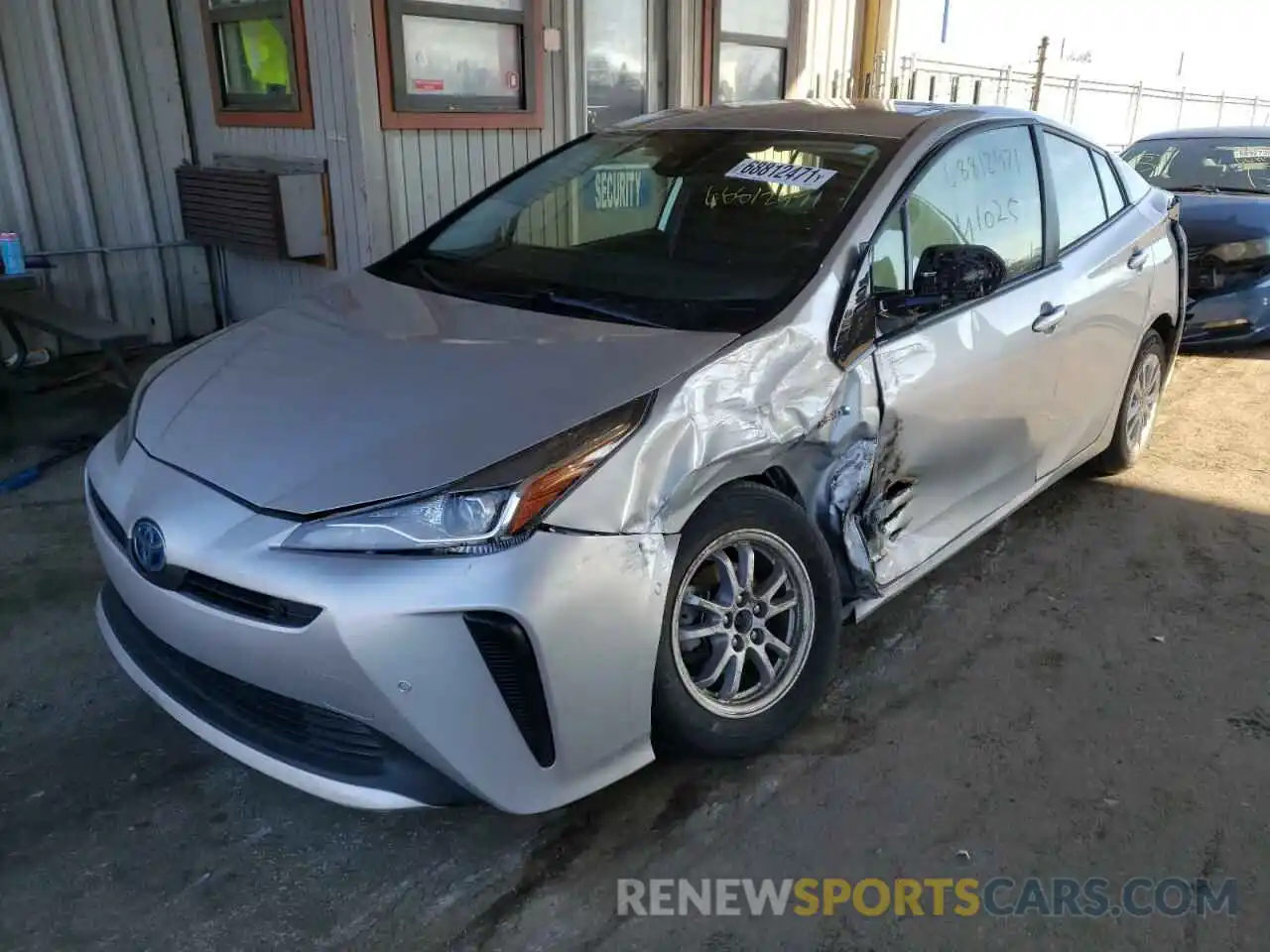 2 Photograph of a damaged car JTDKARFU5L3103700 TOYOTA PRIUS 2020