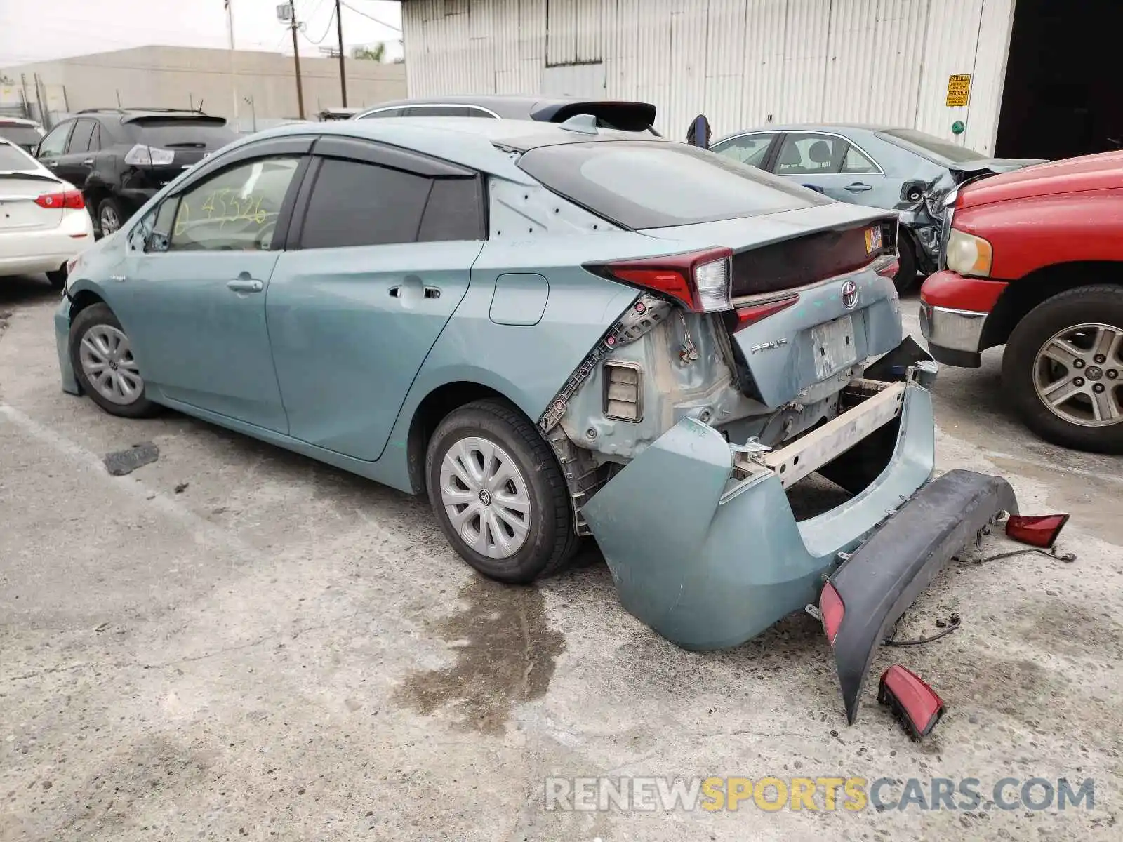 3 Photograph of a damaged car JTDKARFU5L3110940 TOYOTA PRIUS 2020