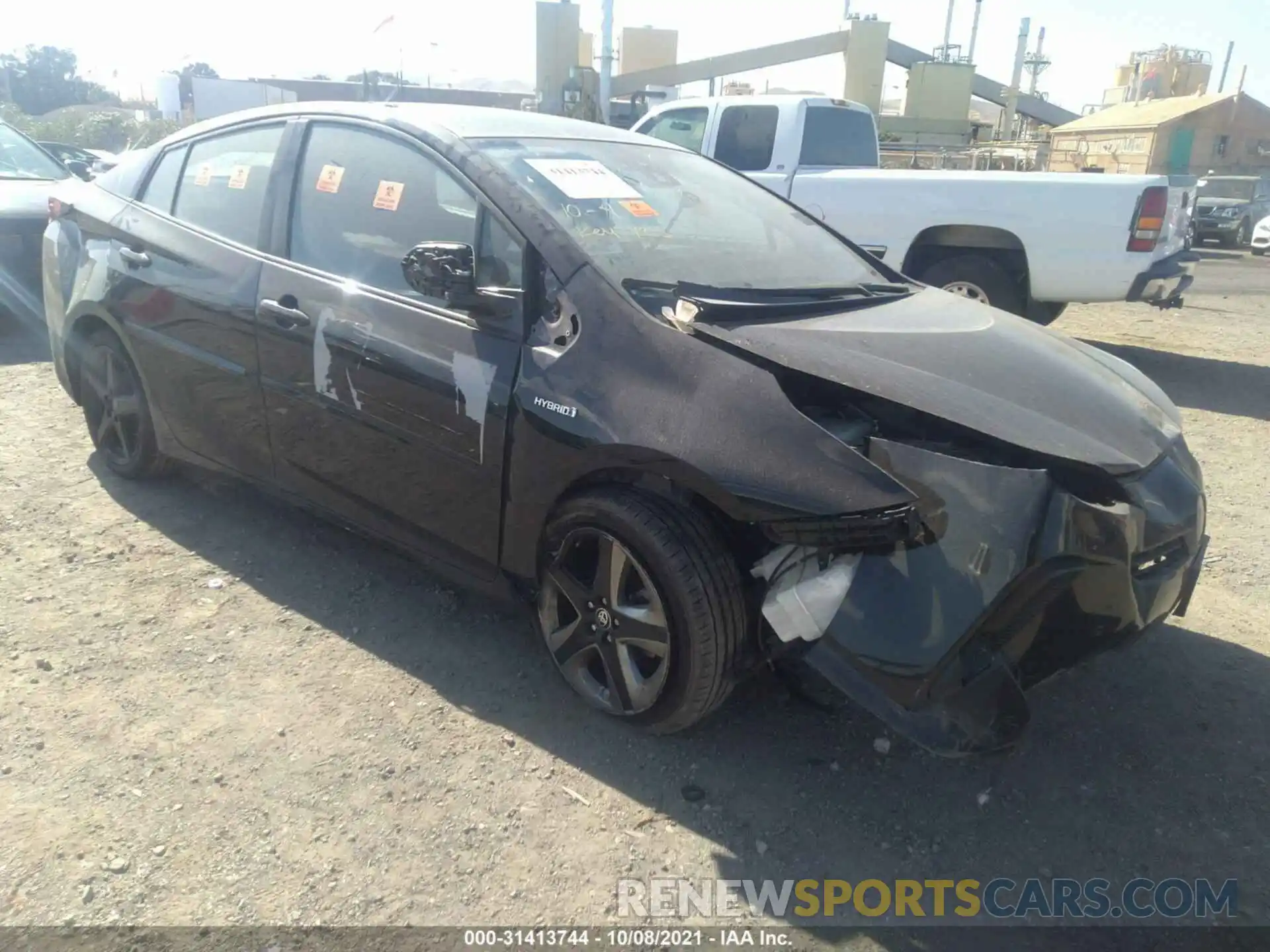 1 Photograph of a damaged car JTDKARFU5L3112350 TOYOTA PRIUS 2020