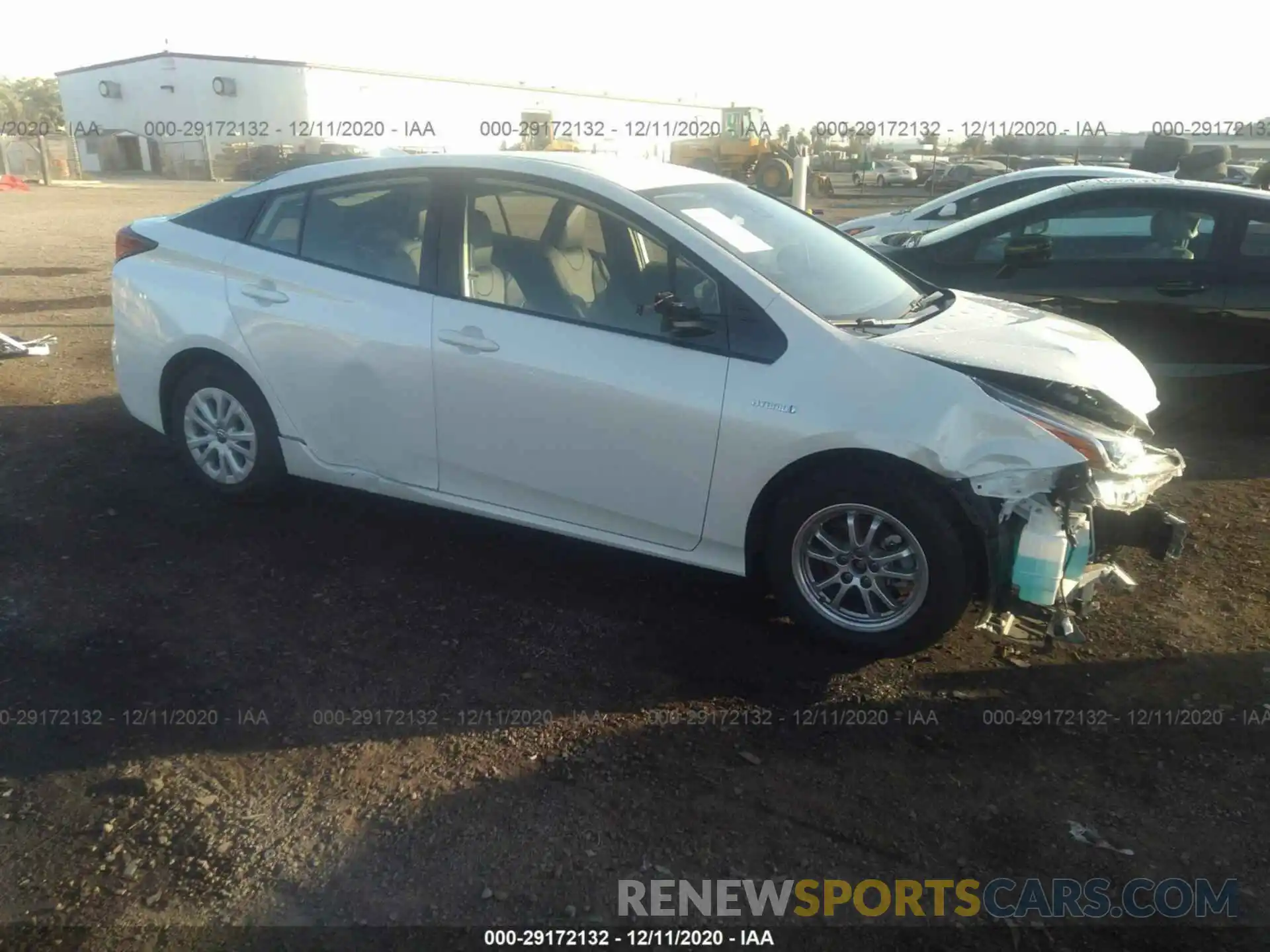 1 Photograph of a damaged car JTDKARFU5L3113031 TOYOTA PRIUS 2020