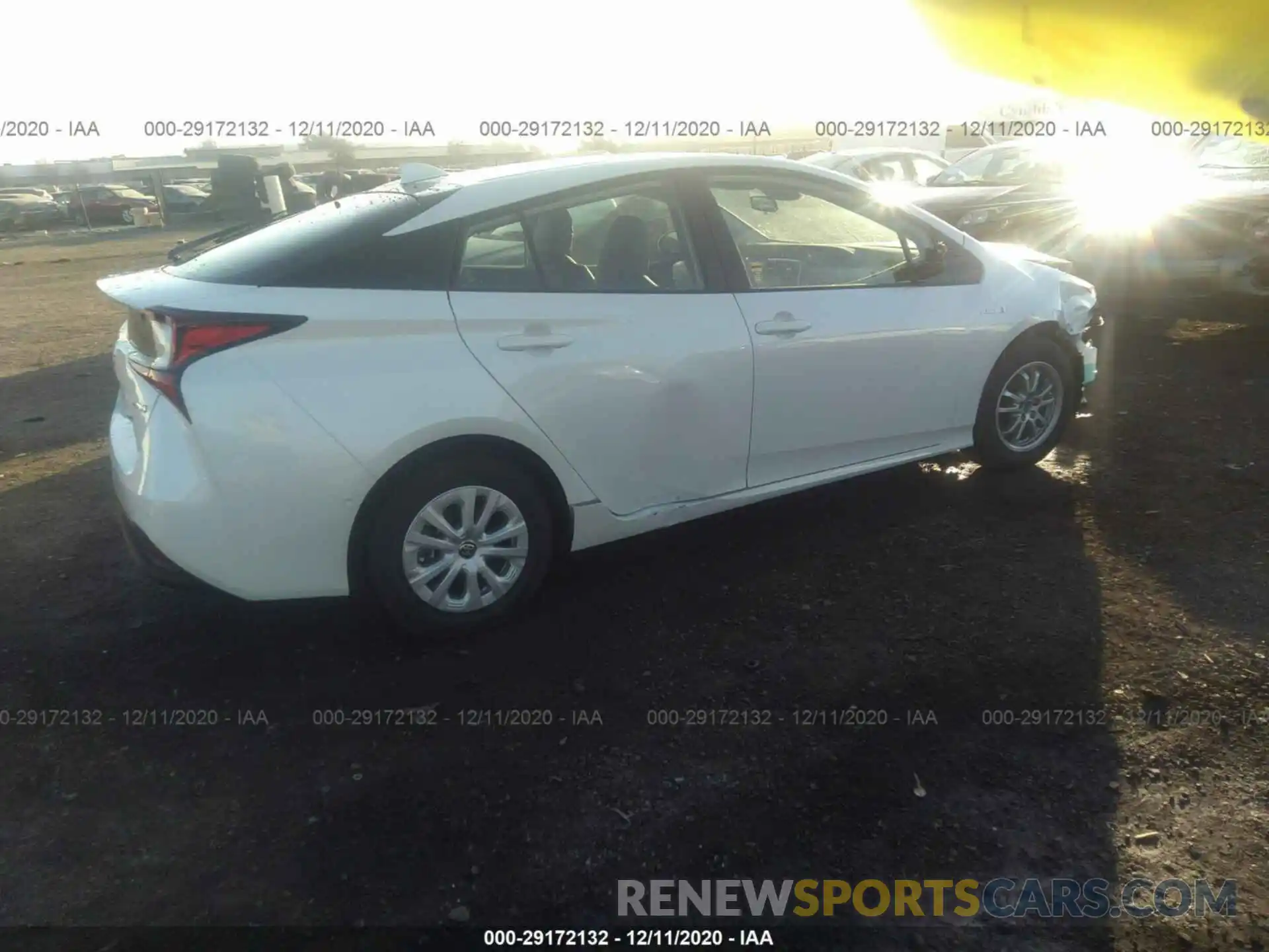 4 Photograph of a damaged car JTDKARFU5L3113031 TOYOTA PRIUS 2020